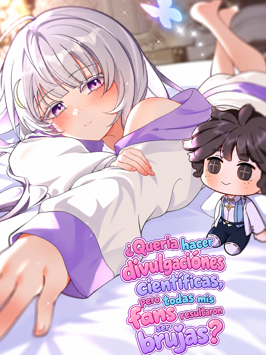 Dulce sueño entre destellos lavanda