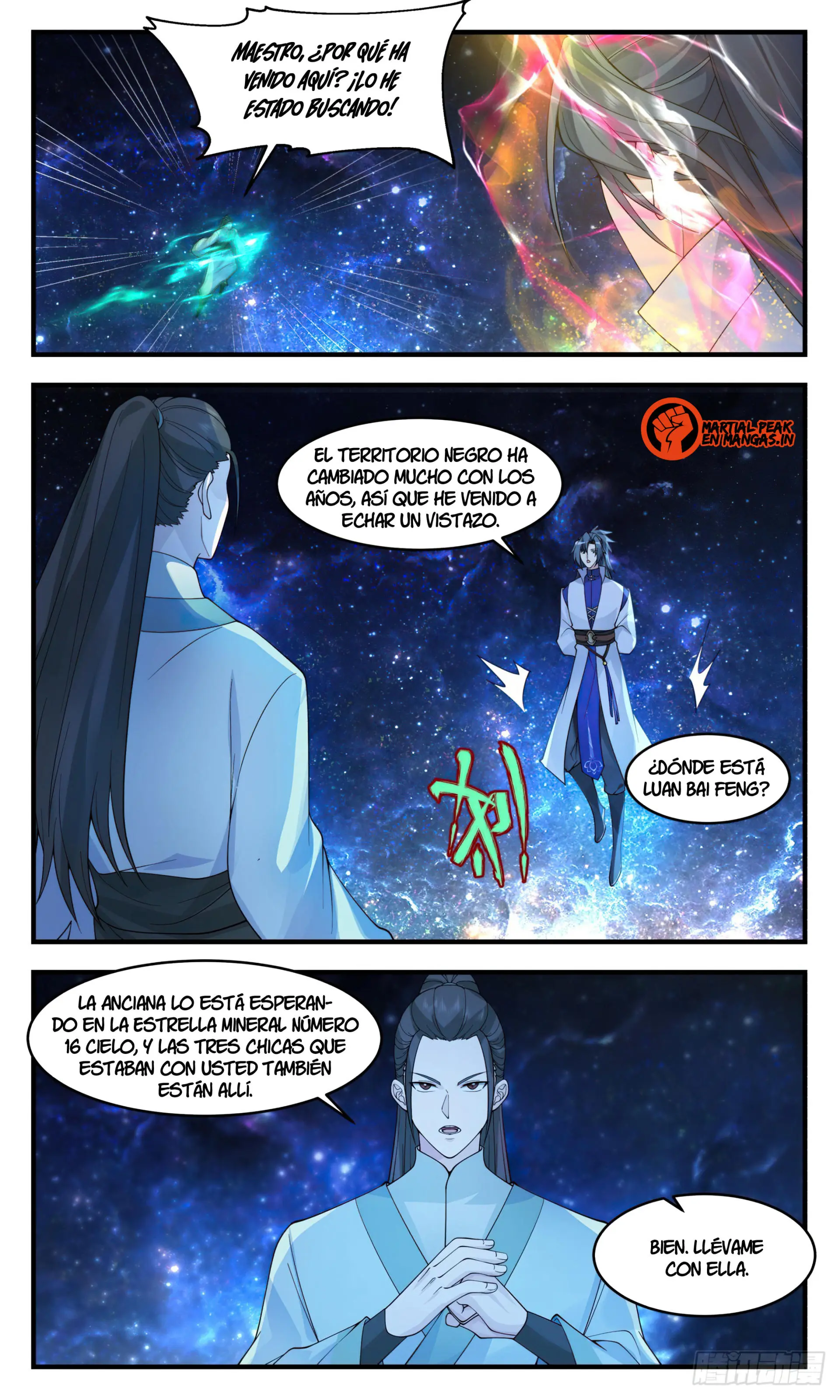 La Cumbre del Arte Marcial — Capítulo 3007 — 3