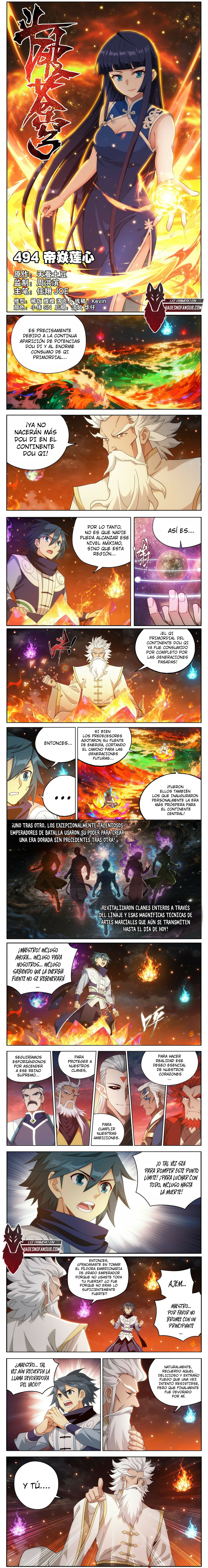 Rompiendo los Cielos en Combate — Capítulo 494 — 2
