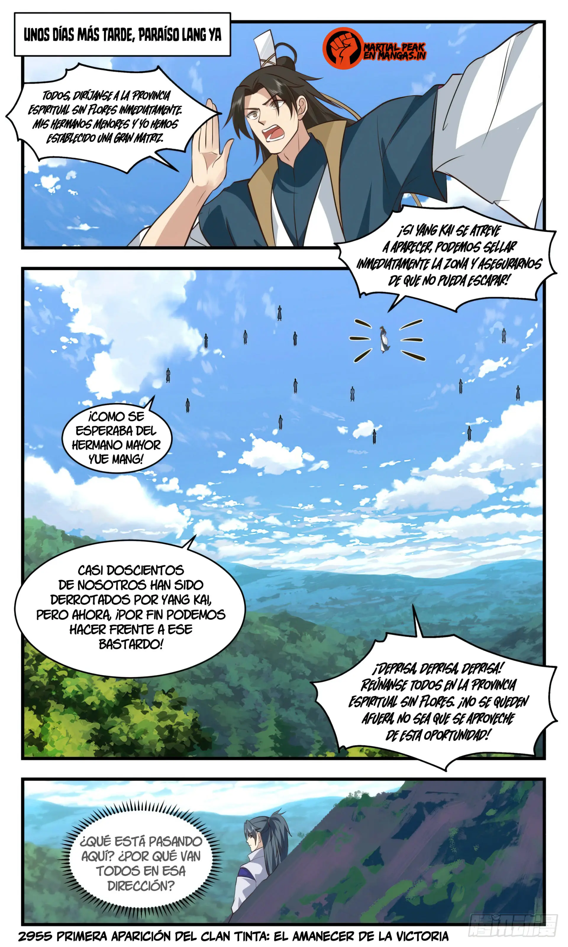 La Cumbre del Arte Marcial — Capítulo 2955 — 2