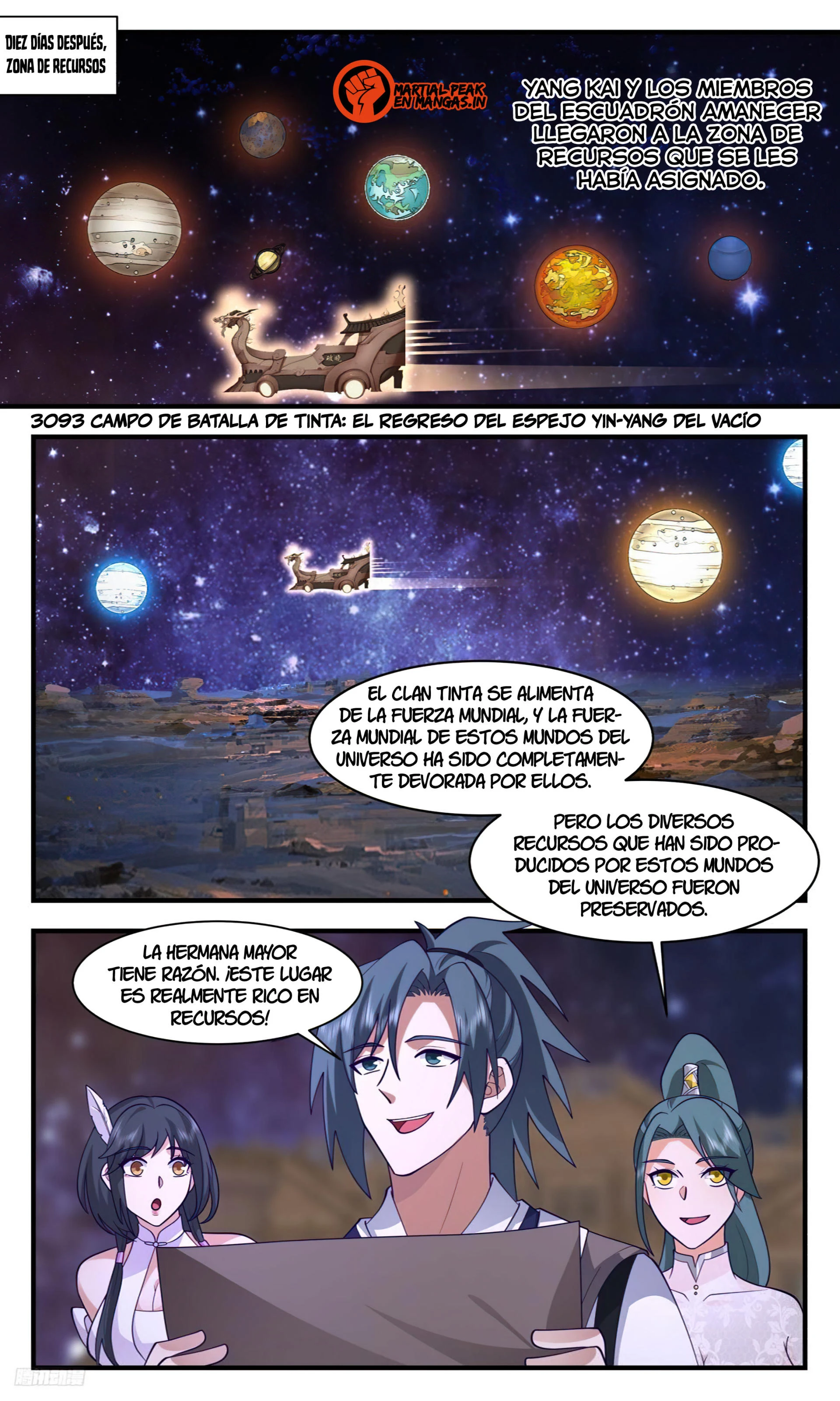 La Cumbre del Arte Marcial — Capítulo 3093 — 2