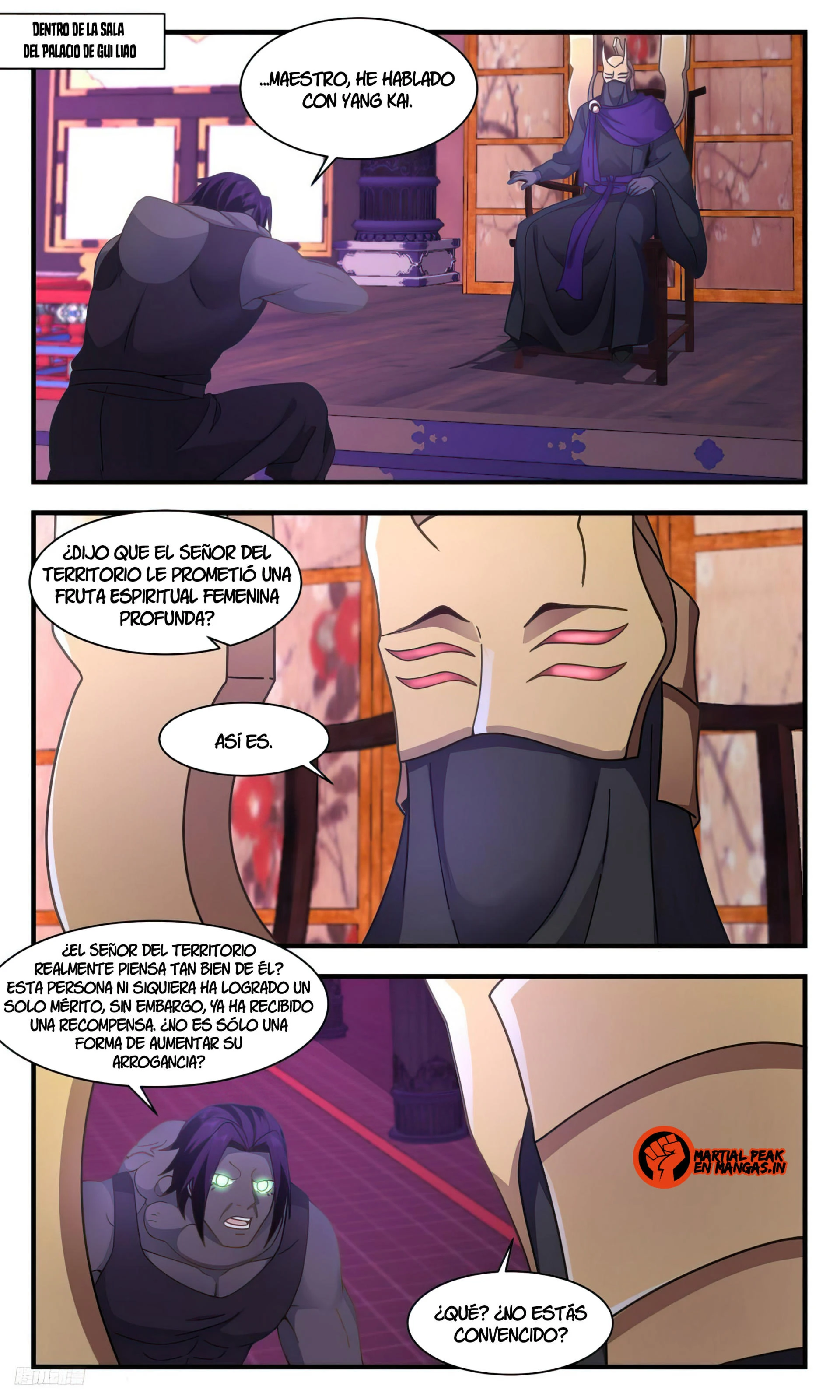 La Cumbre del Arte Marcial — Capítulo 3117 — 9