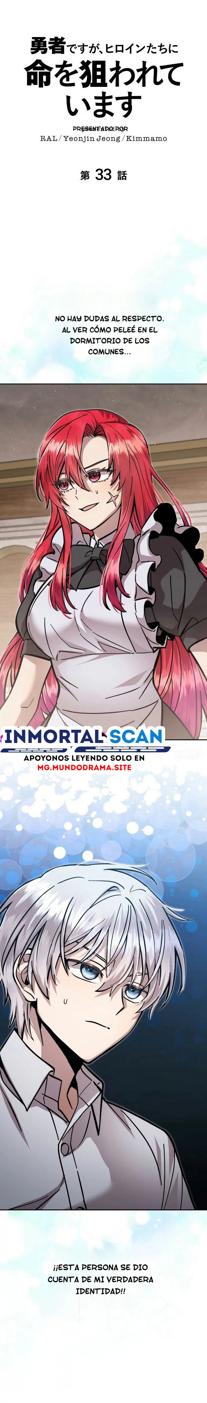 Las Heroínas Principales Están Tratando de Matarme — Capítulo 33 — 2