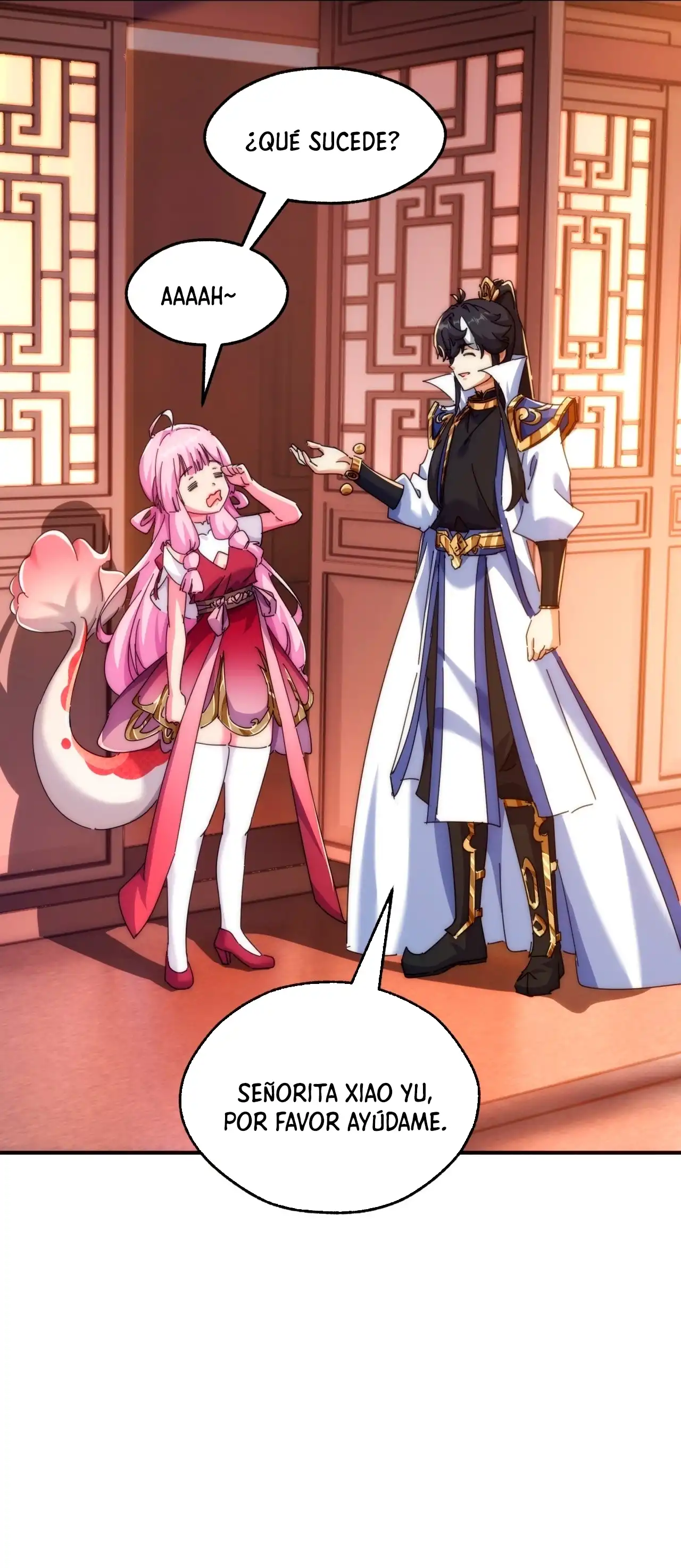 ¡Por favor mata al demonio! ¡Joven maestro! —  Capítulo 77 — 14