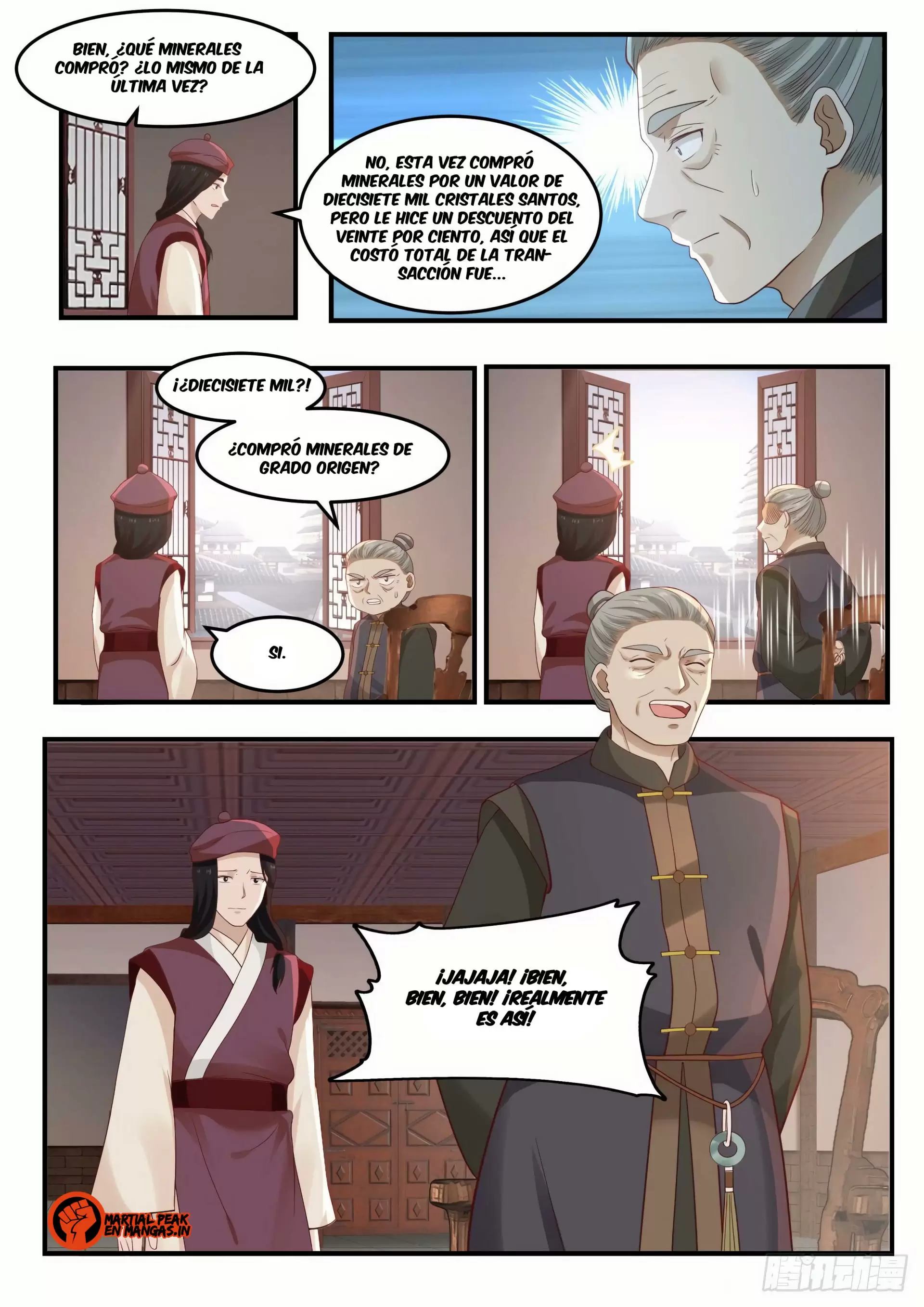 La Cumbre del Arte Marcial — Capítulo 1001  — ¡Alguien me está intimidando! — 5
