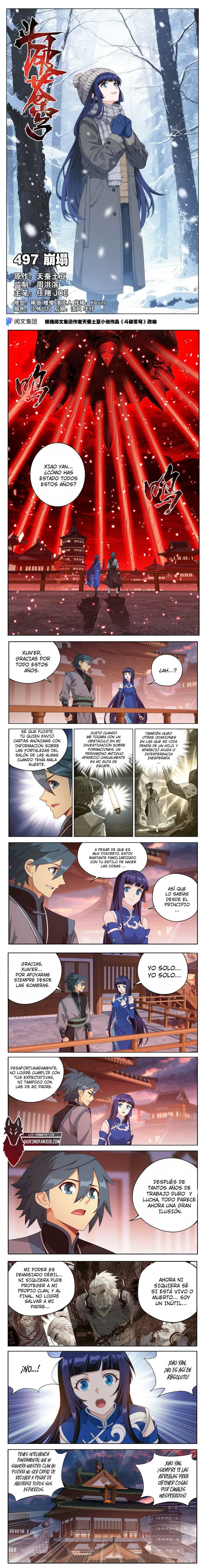 Rompiendo los Cielos en Combate — Capítulo 497 — 2