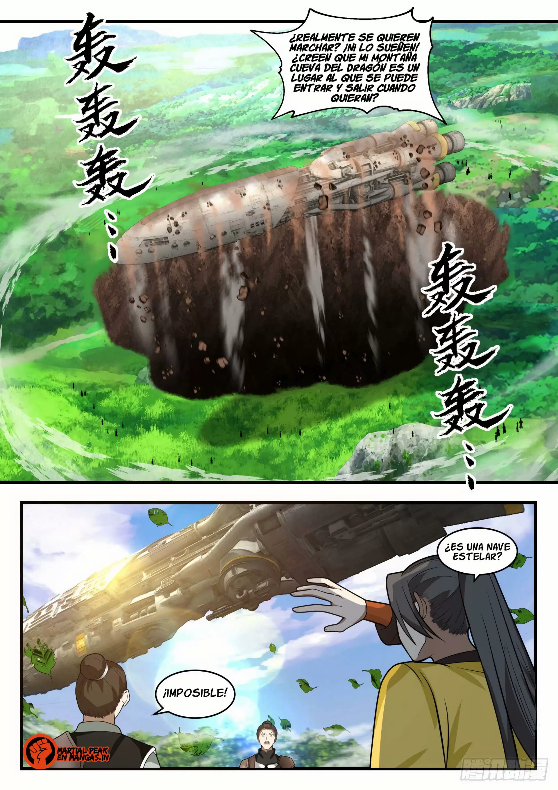 La Cumbre del Arte Marcial — Capítulo 1298  — El Poder de la Montaña Cueva del Dragón — 2