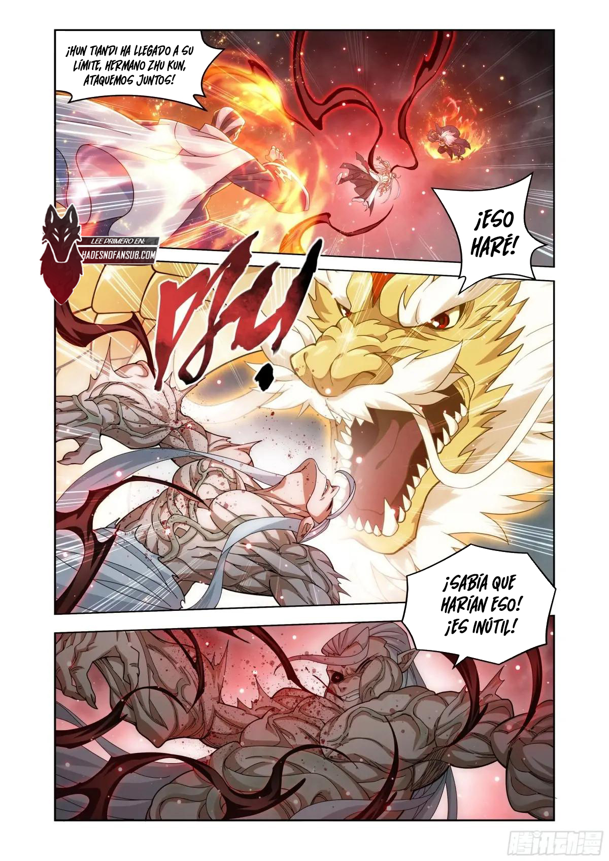 Rompiendo los Cielos en Combate — Capítulo 465 — 13