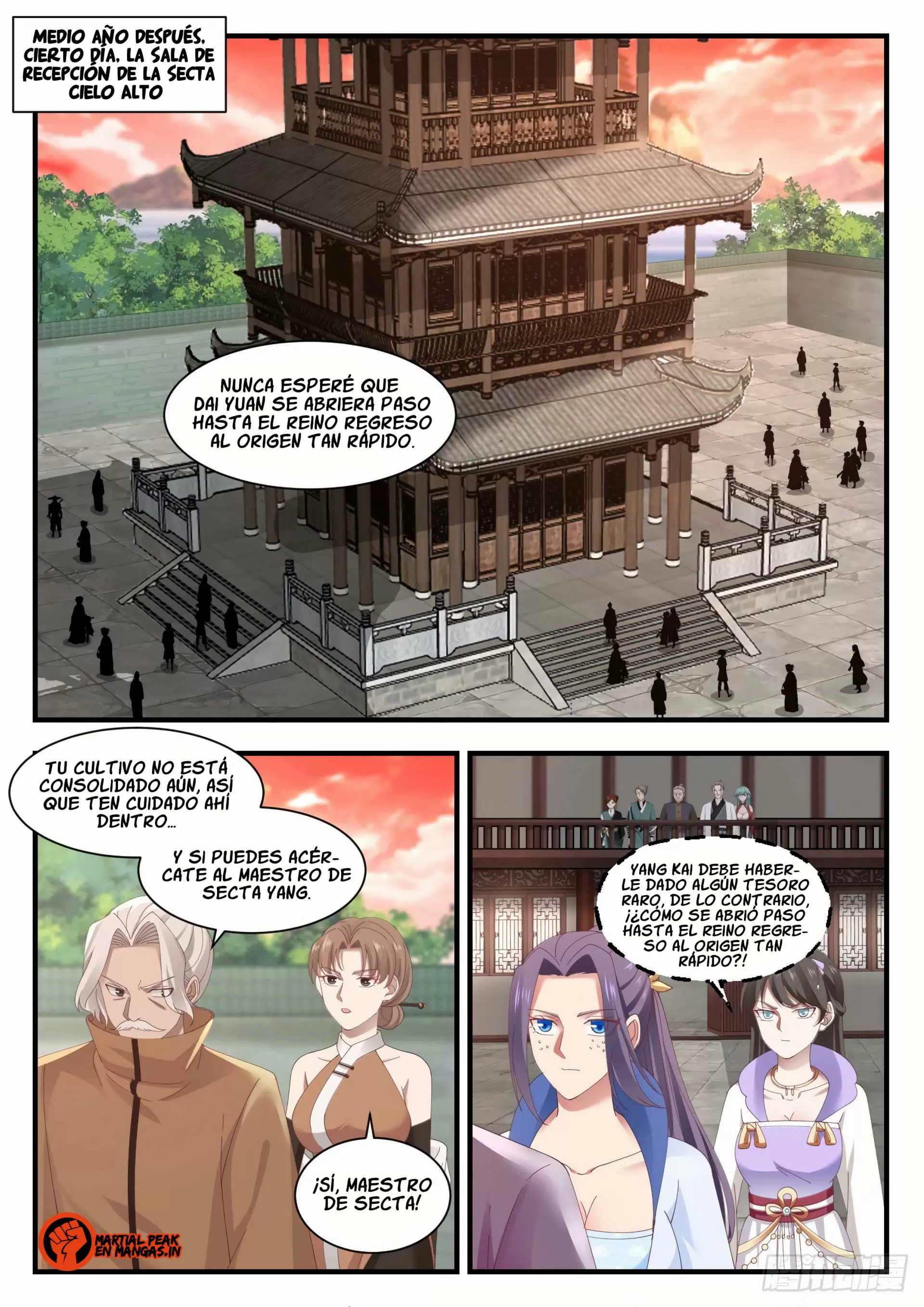 La Cumbre del Arte Marcial — Capítulo 1306  — ¡Avance! — 2