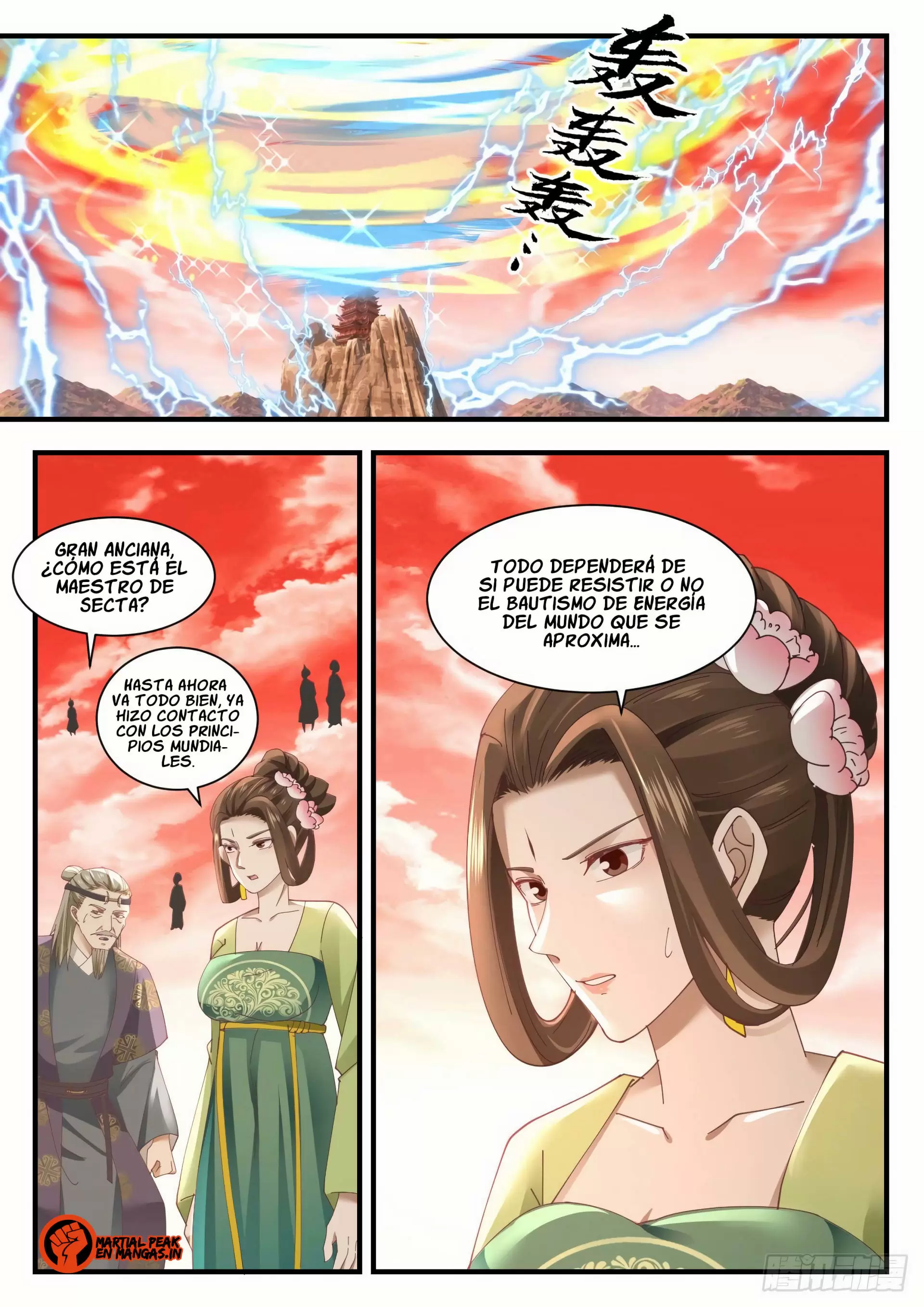La Cumbre del Arte Marcial — Capítulo 1306  — ¡Avance! — 8