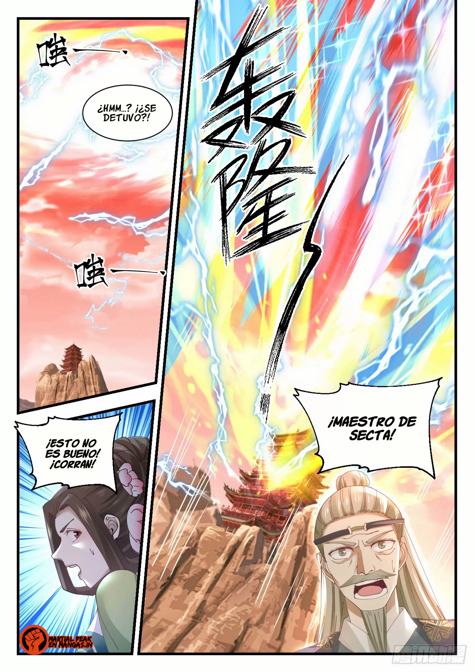 La Cumbre del Arte Marcial — Capítulo 1306  — ¡Avance! — 9