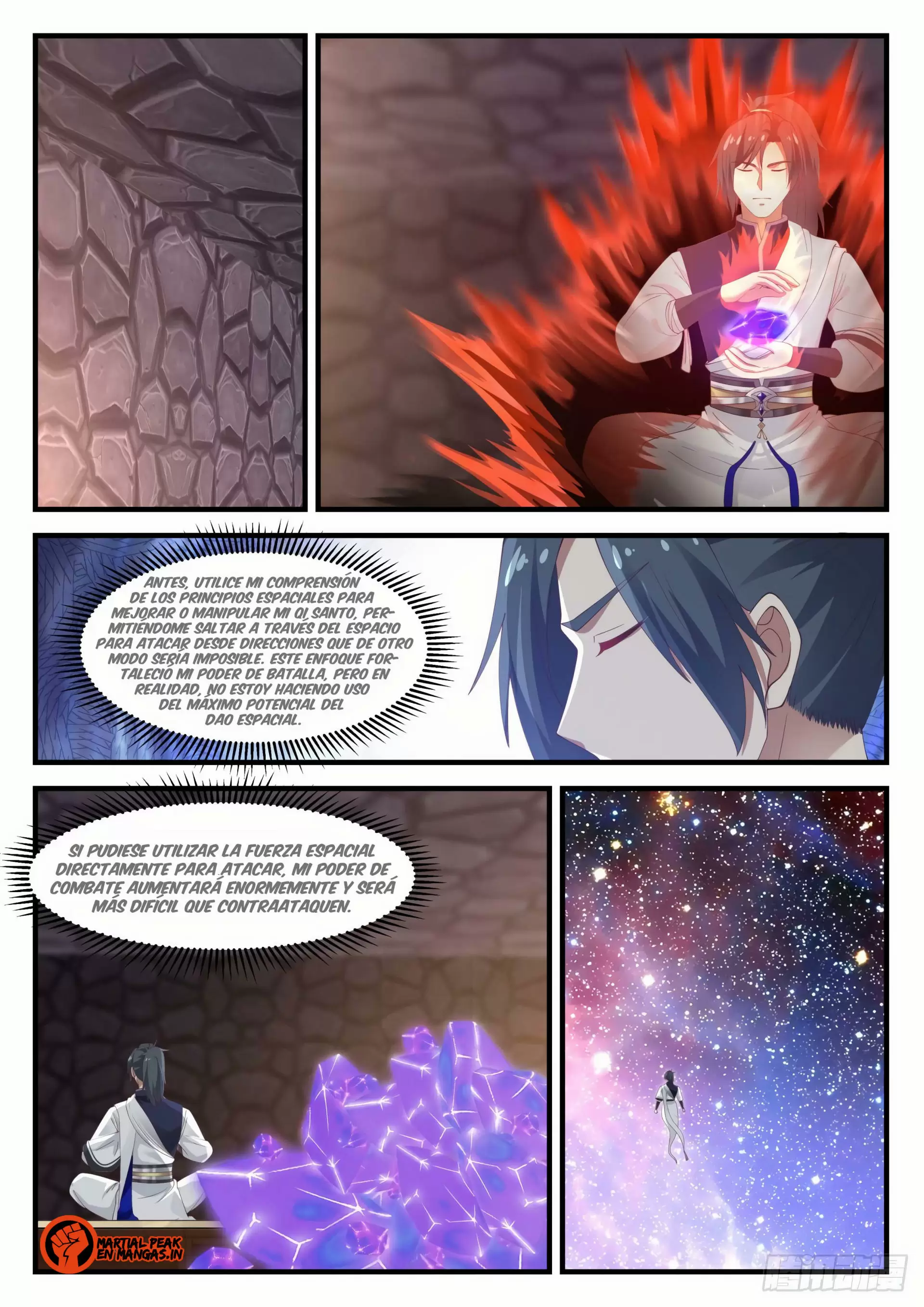 La Cumbre del Arte Marcial — Capítulo 1034  — Espada Espacial — 4