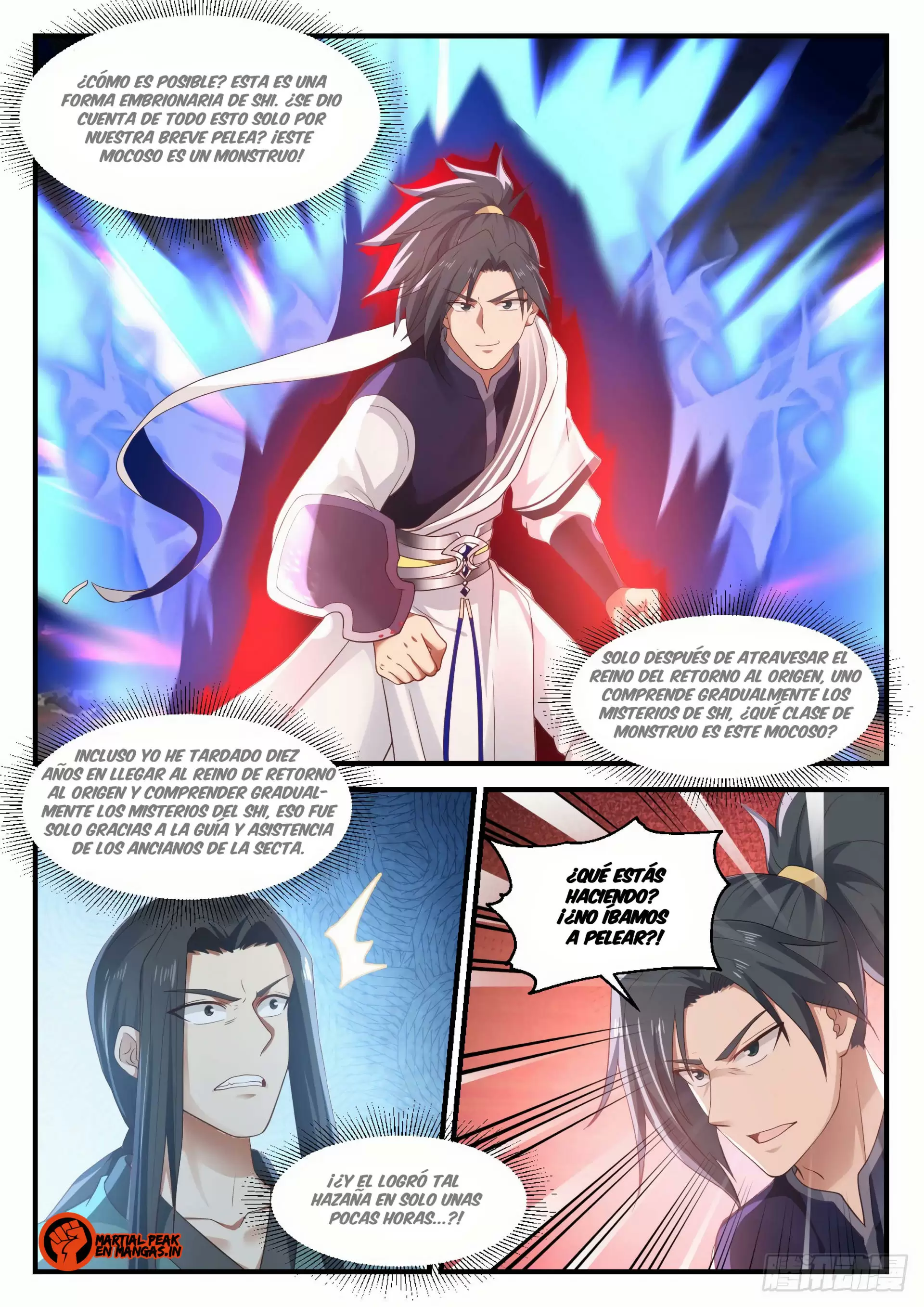 La Cumbre del Arte Marcial — Capítulo 1038  — ¡Inicie la matriz! — 3