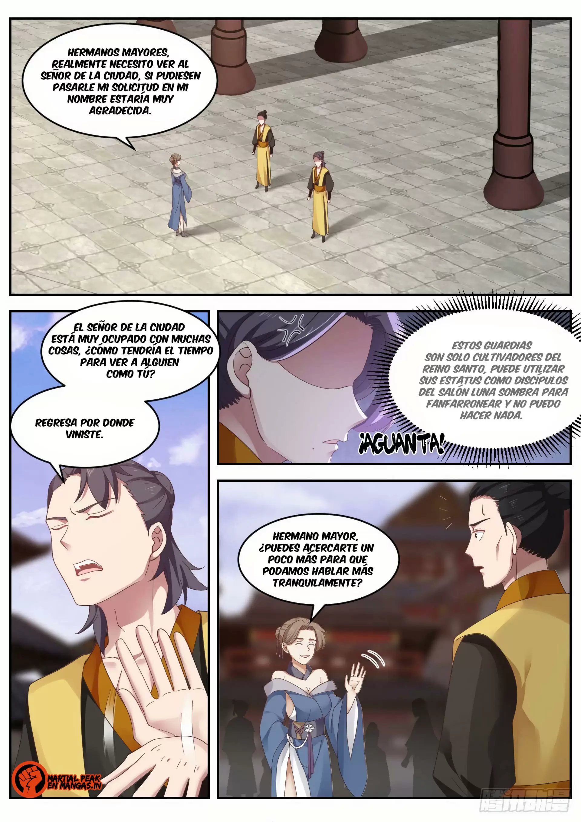 La Cumbre del Arte Marcial — Capítulo 1032  — Comprometerse y Compartir — 3