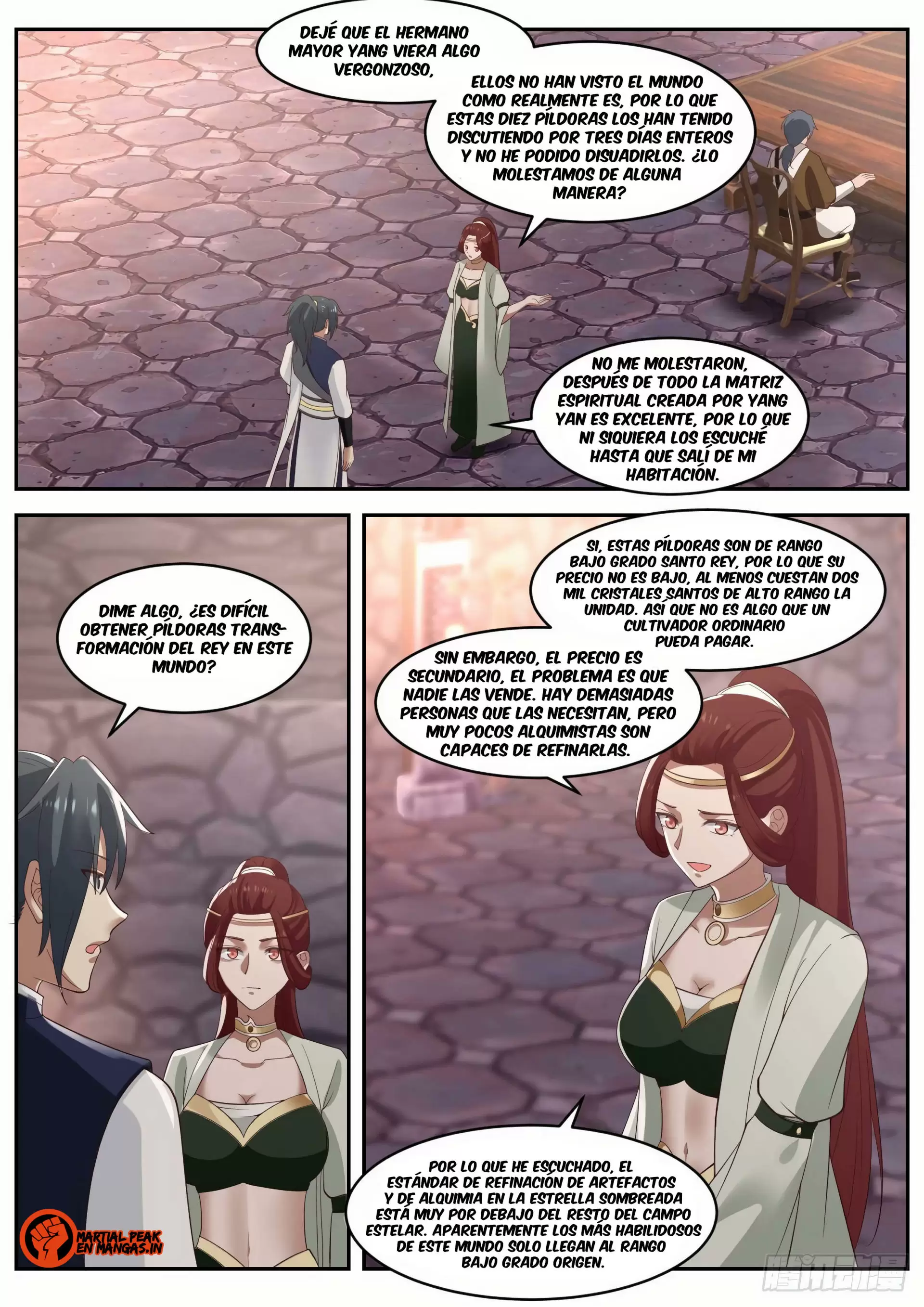 La Cumbre del Arte Marcial — Capítulo 1032  — Comprometerse y Compartir — 12