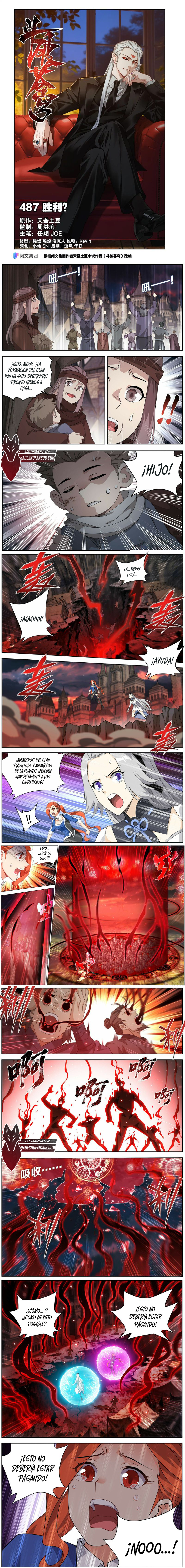 Rompiendo los Cielos en Combate — Capítulo 487 — 2