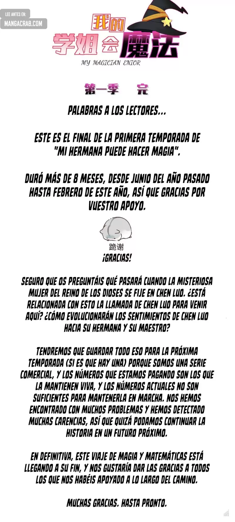 Mi Senpai Sabe Usar Magia — Capítulo 83 — 42