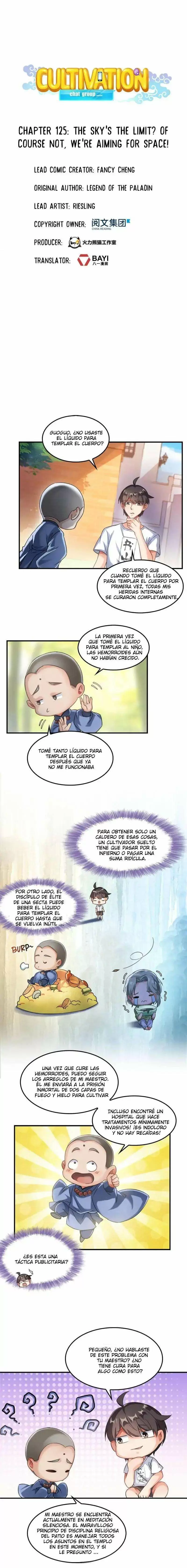 Grupo de Chat de Cultivación — Capítulo 125 — 2