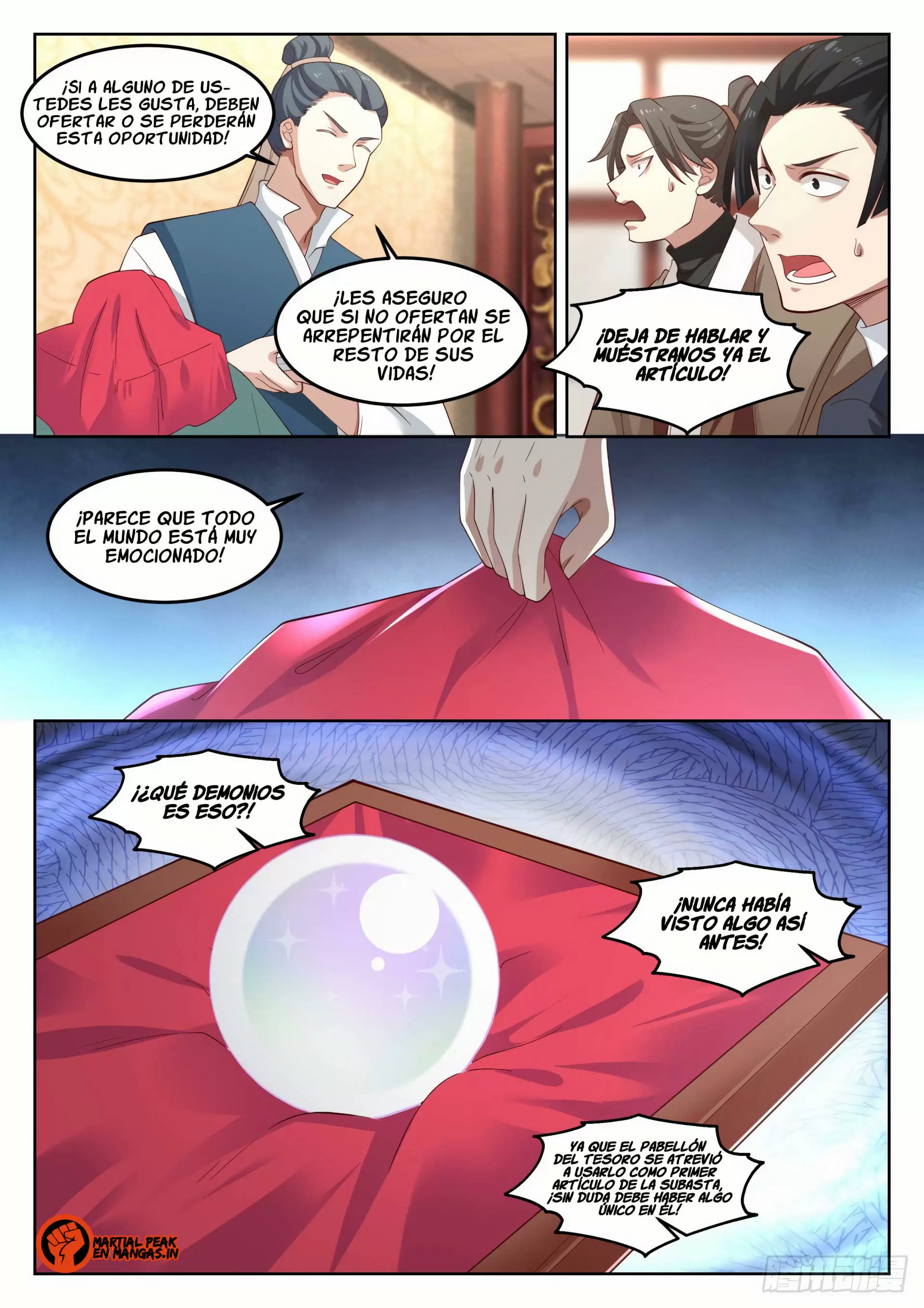 La Cumbre del Arte Marcial — Capítulo 1268  — Perla de Almacenamiento Espiritual — 10