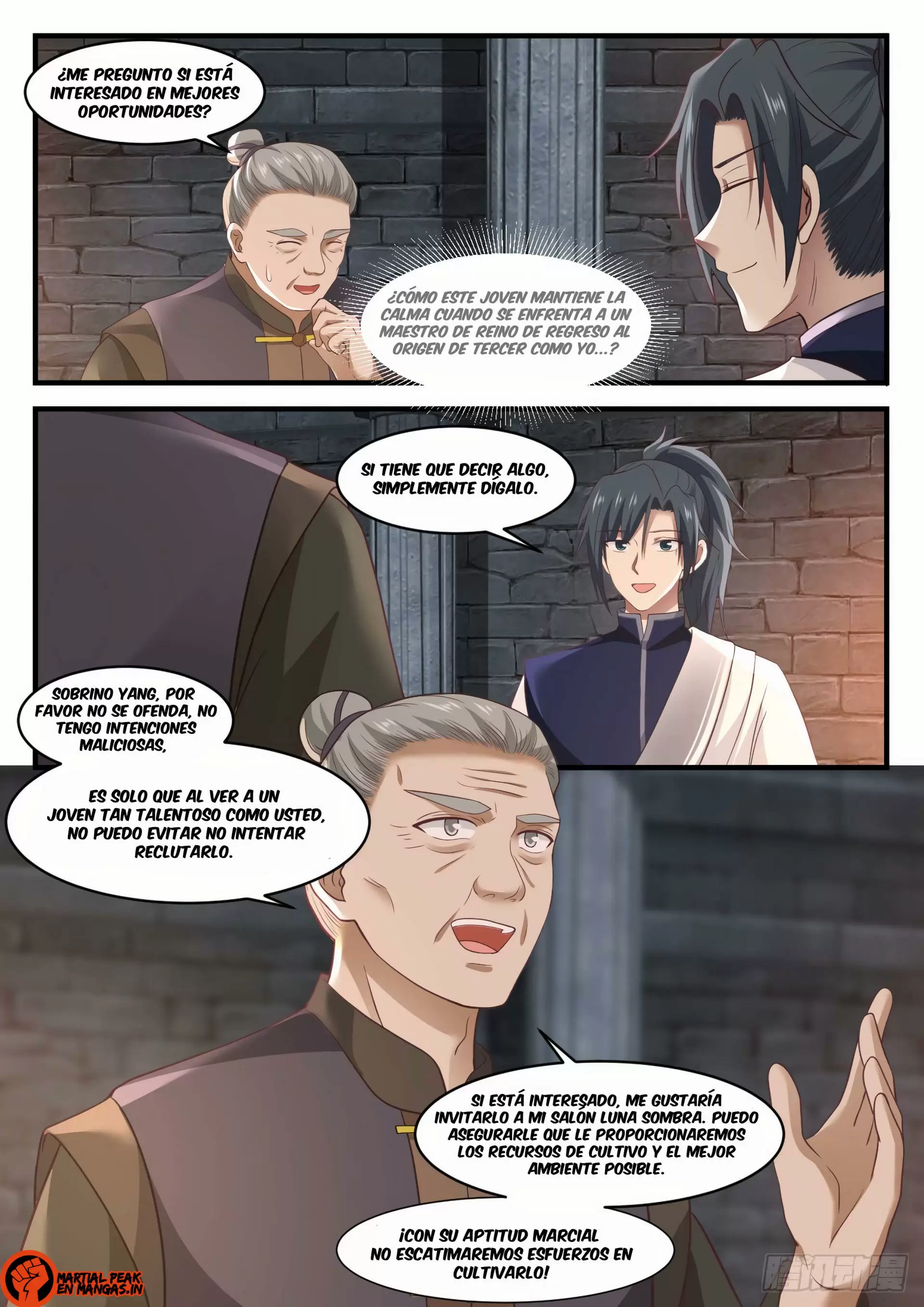 La Cumbre del Arte Marcial — Capítulo 1000  — Reclutamiento de Qian Tong — 7
