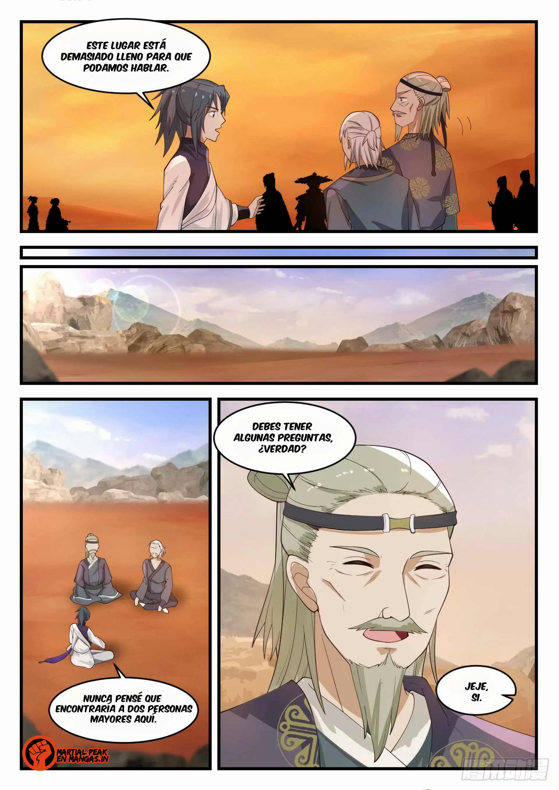 La Cumbre del Arte Marcial — Capítulo 1072 — 10