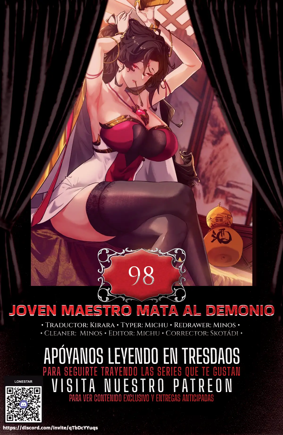 ¡Por favor mata al demonio! ¡Joven maestro! —  Capítulo 98 — 2