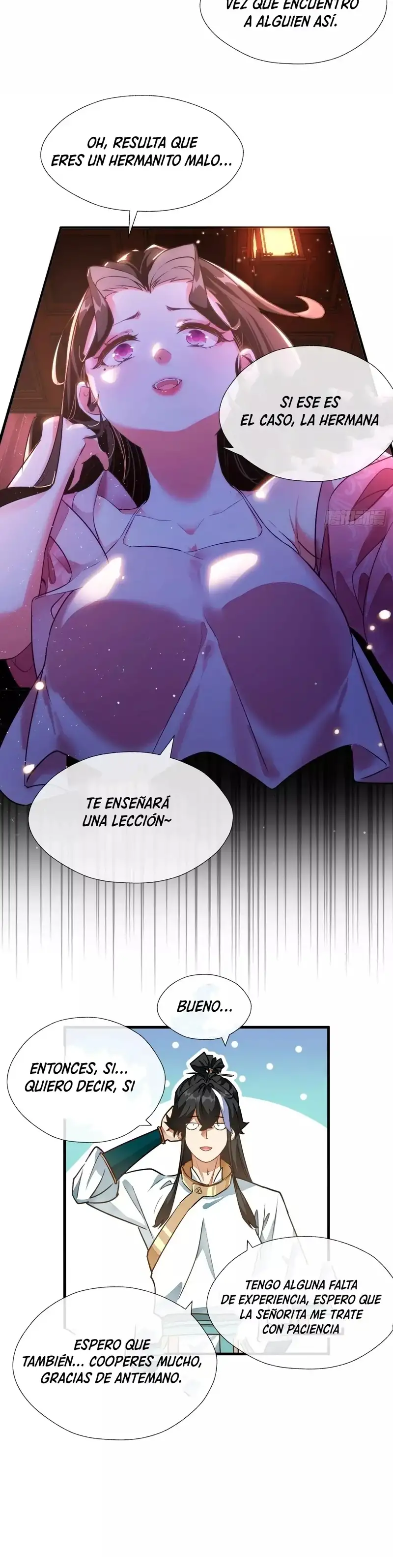 ¡Por favor mata al demonio! ¡Joven maestro! —  Capítulo 1 — 8