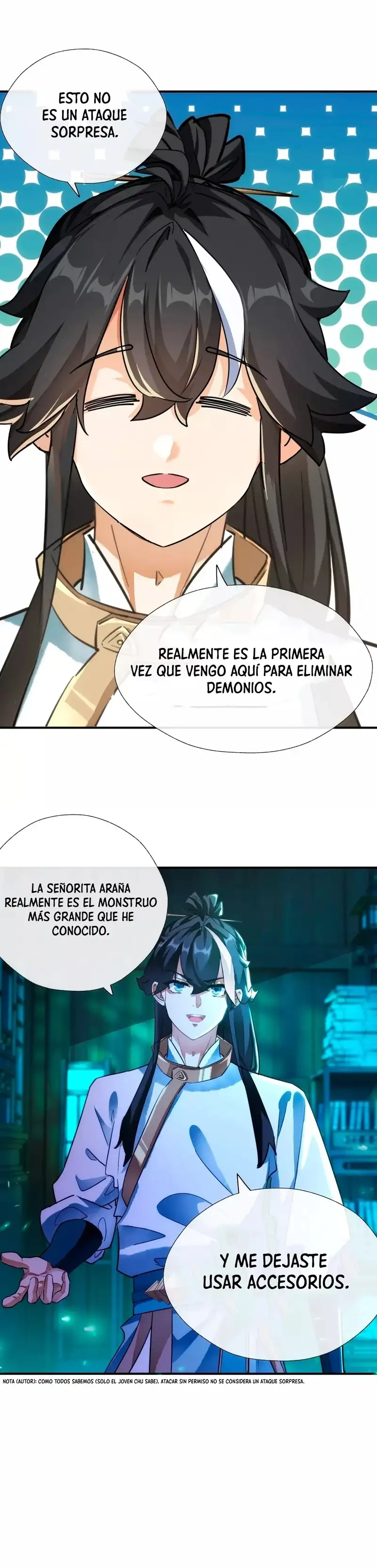 ¡Por favor mata al demonio! ¡Joven maestro! —  Capítulo 1 — 21