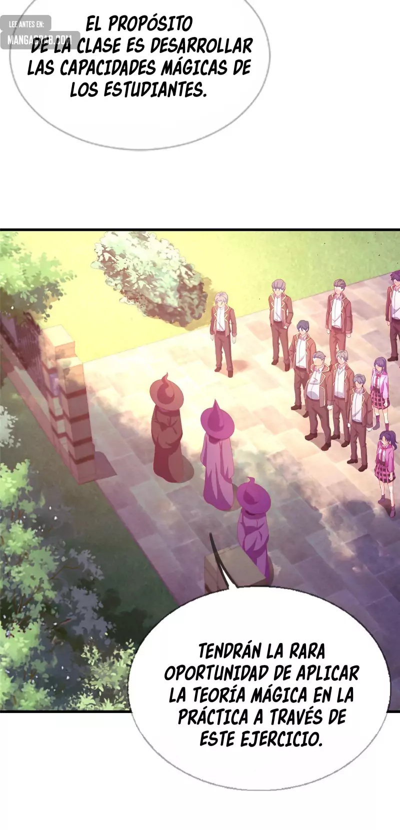 Mi Senpai Sabe Usar Magia — Capítulo 43 — 34
