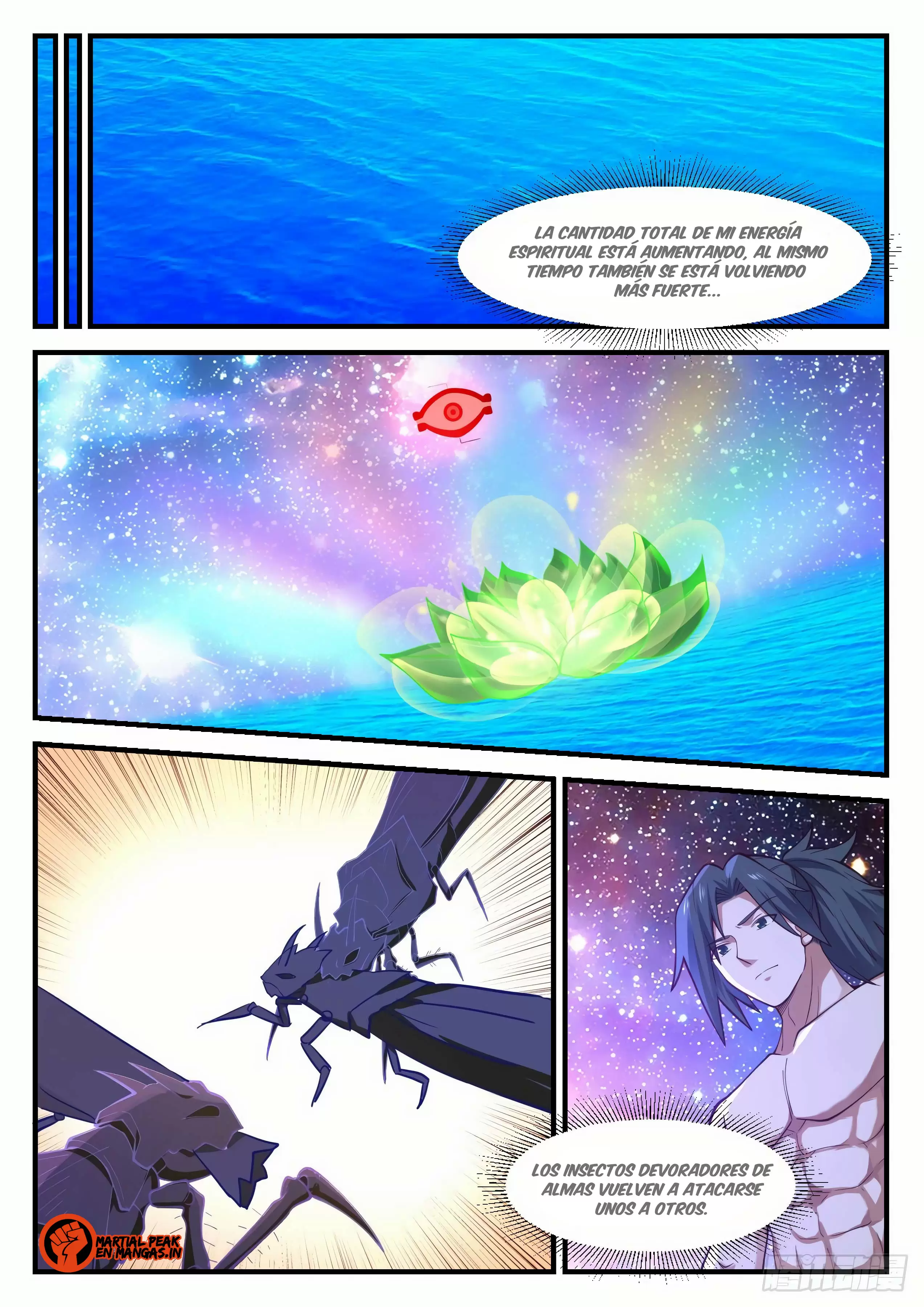 La Cumbre del Arte Marcial — Capítulo 950  — ¡Avance! — 3