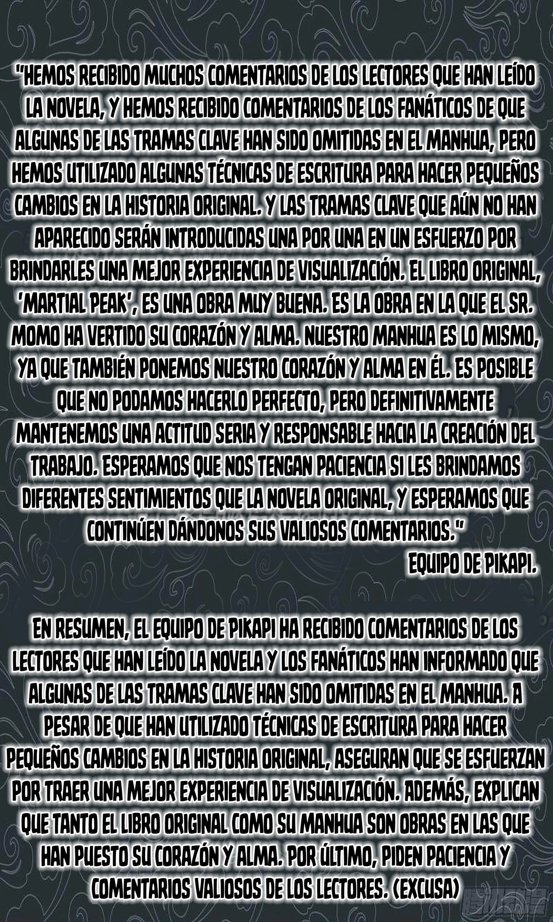 La Cumbre del Arte Marcial — Capítulo 3156 — 14