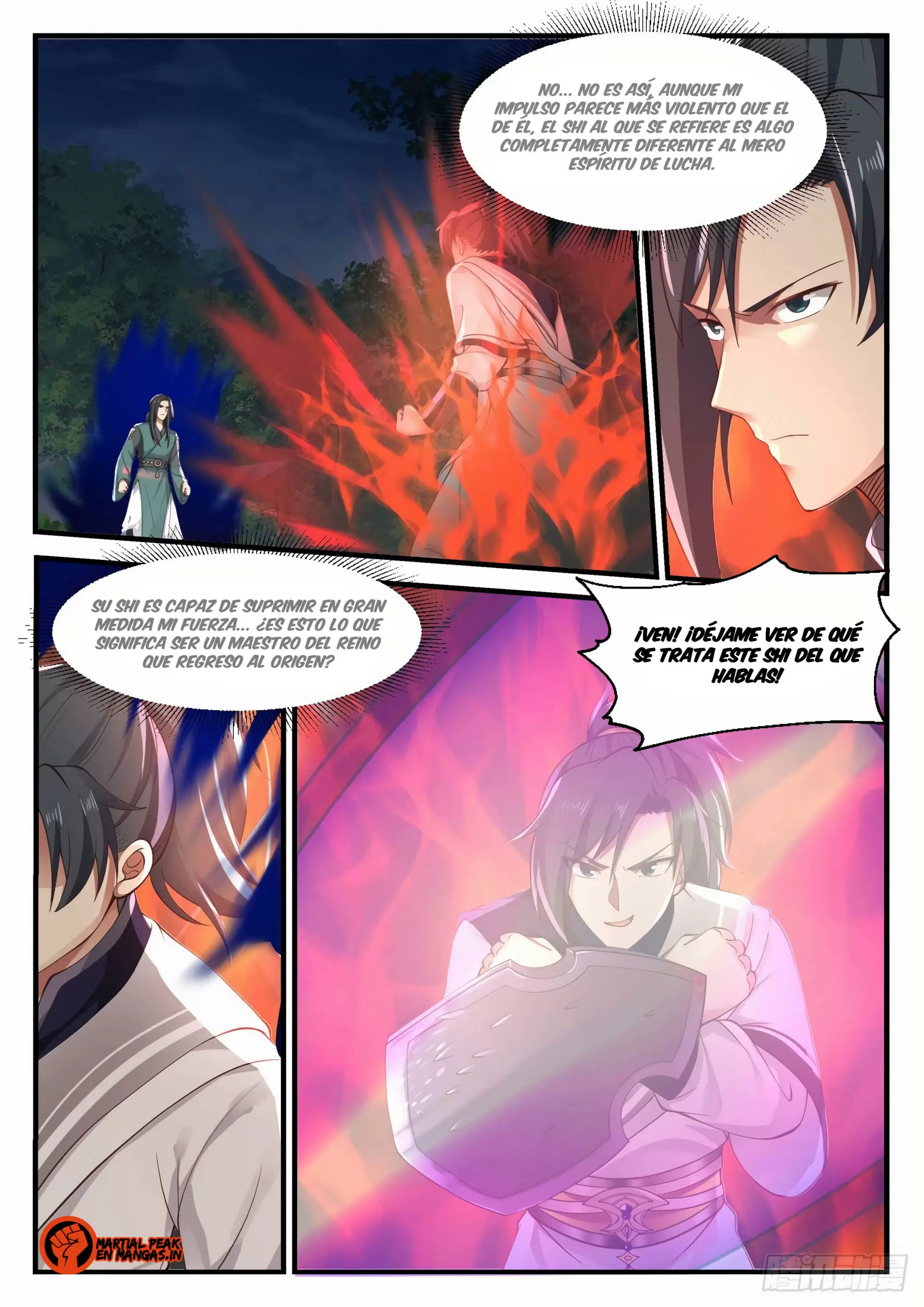 La Cumbre del Arte Marcial — Capítulo 1037  — Shi — 5