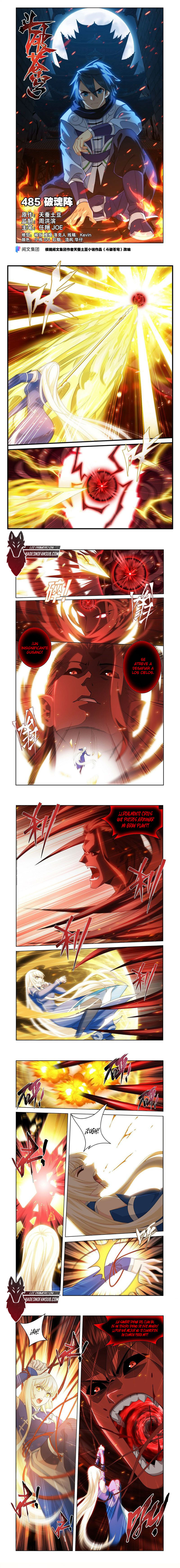 Rompiendo los Cielos en Combate — Capítulo 485 — 2
