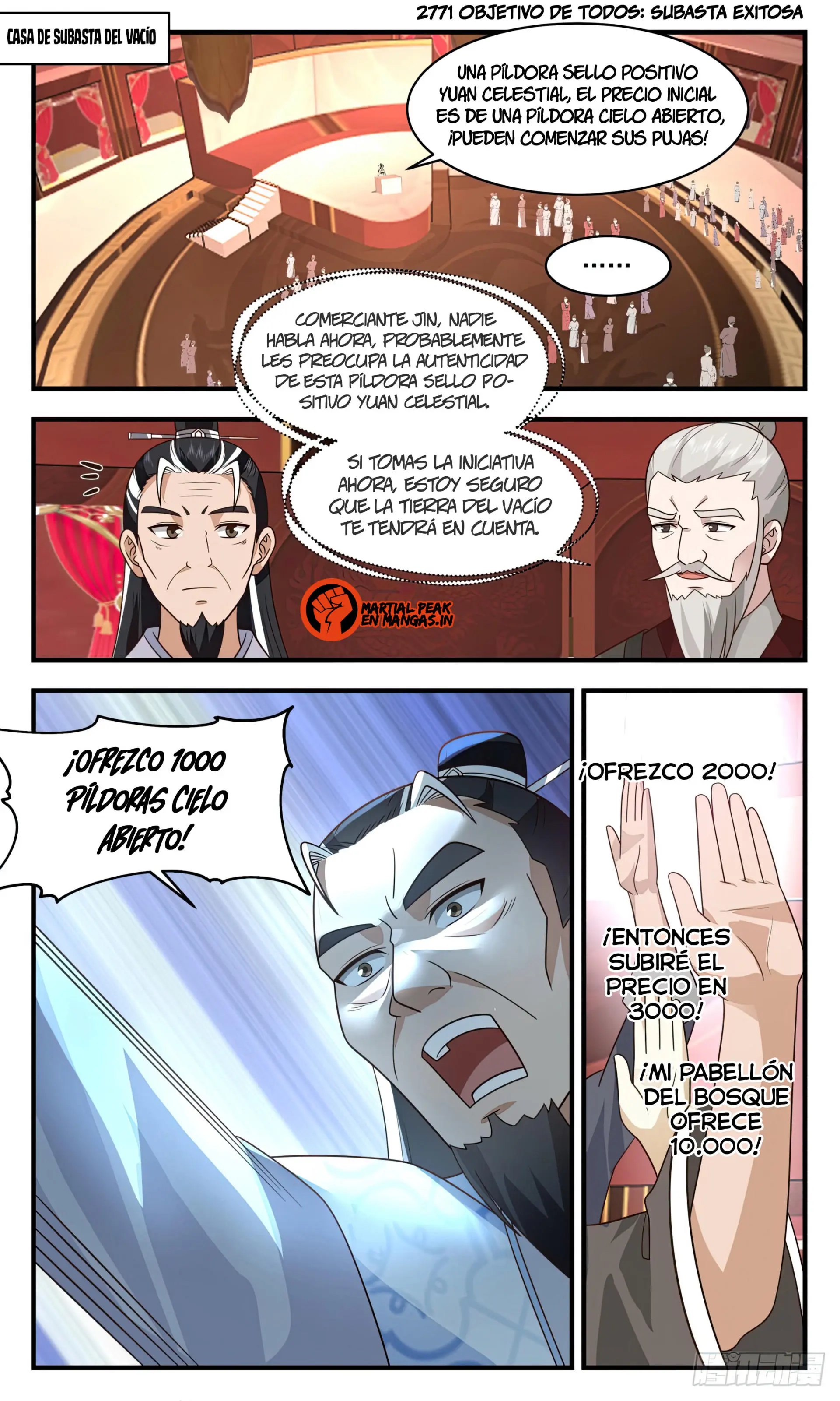 La Cumbre del Arte Marcial — Capítulo 2771 — 2
