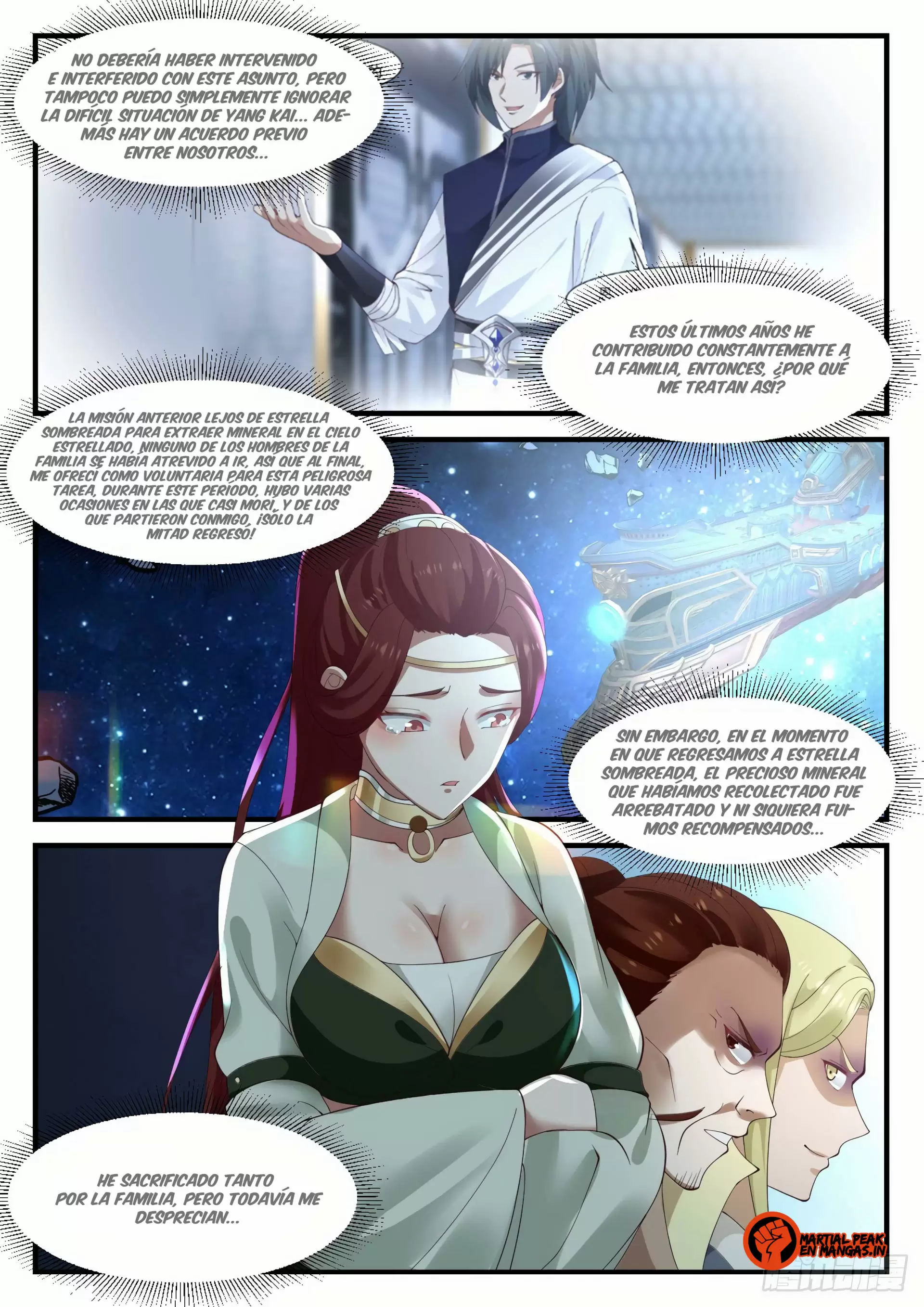 La Cumbre del Arte Marcial — Capítulo 1014  — Dejando la familia — 8