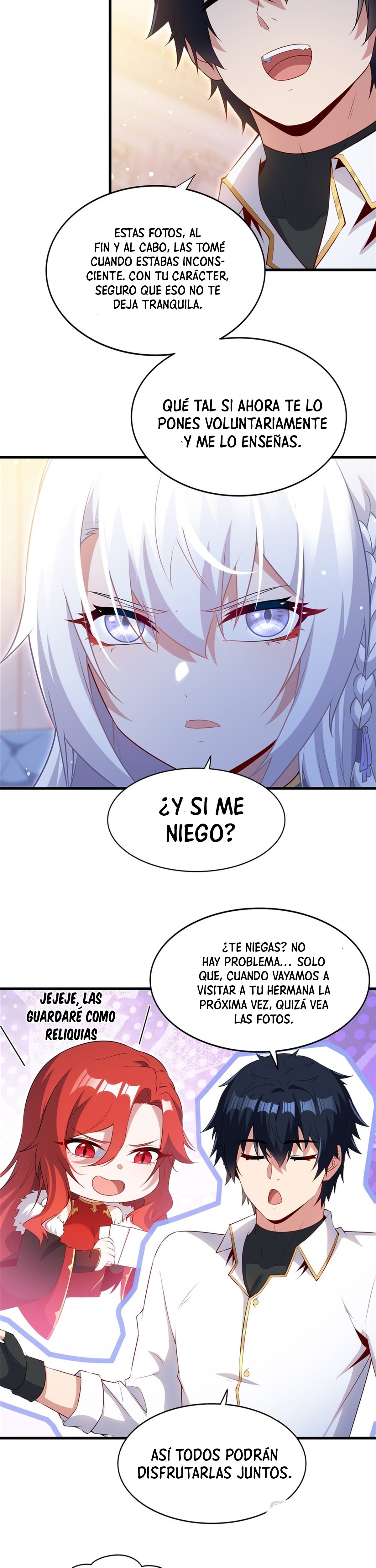Cállate, malvado dragón, ya no quiero criar hijos contigo. — Capítulo 64 — 4