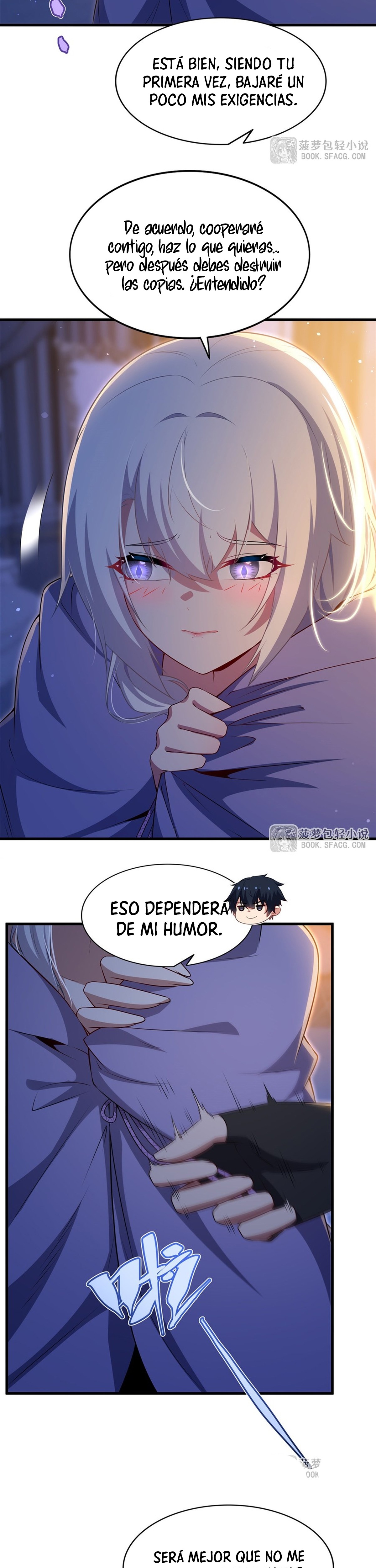 Cállate, malvado dragón, ya no quiero criar hijos contigo. — Capítulo 64 — 8