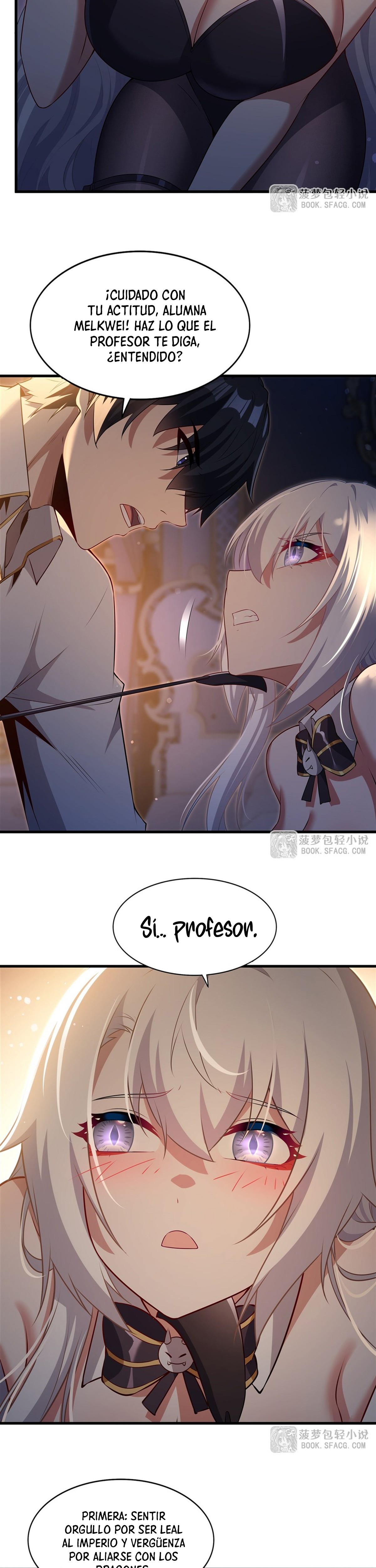Cállate, malvado dragón, ya no quiero criar hijos contigo. — Capítulo 64 — 14