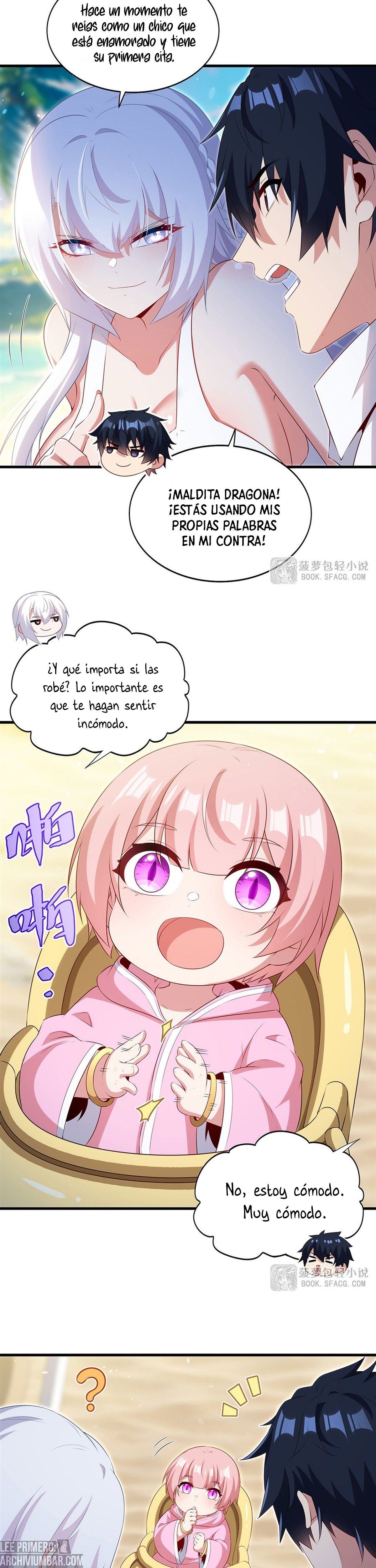 Cállate, malvado dragón, ya no quiero criar hijos contigo. — Capítulo 113 — 12