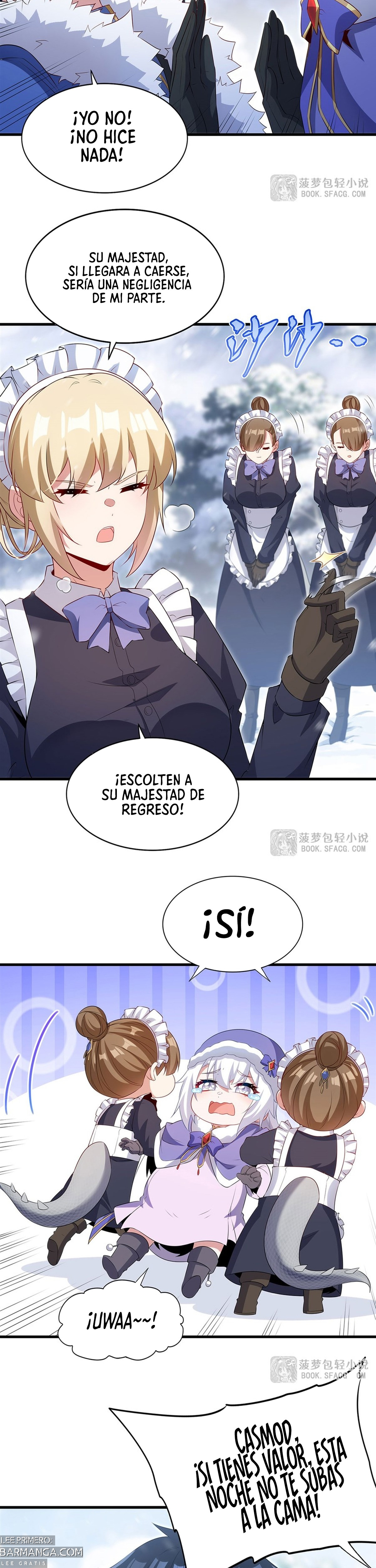 Cállate, malvado dragón, ya no quiero criar hijos contigo. — Capítulo 86 — 18