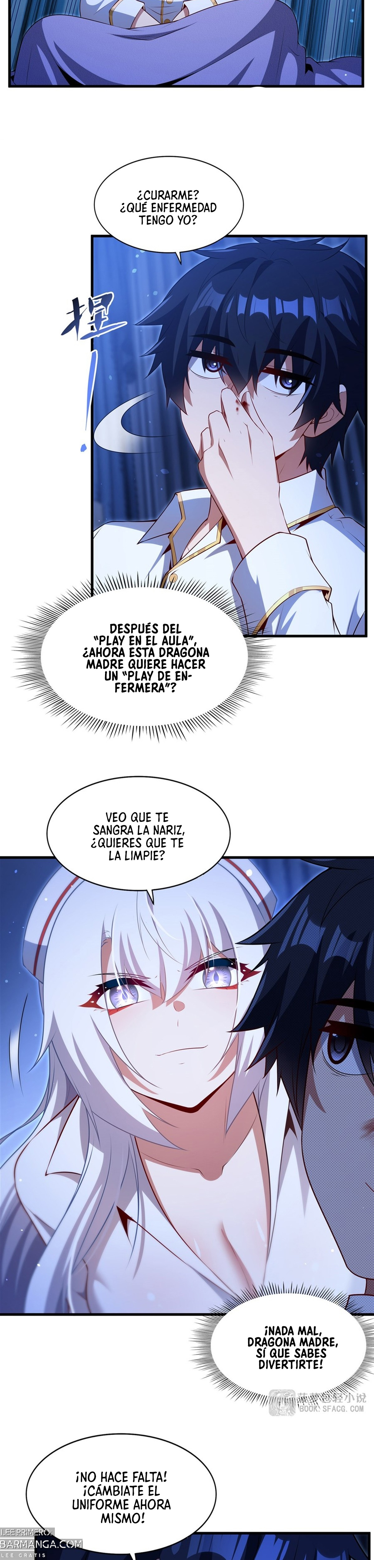 Cállate, malvado dragón, ya no quiero criar hijos contigo. — Capítulo 74 — 15
