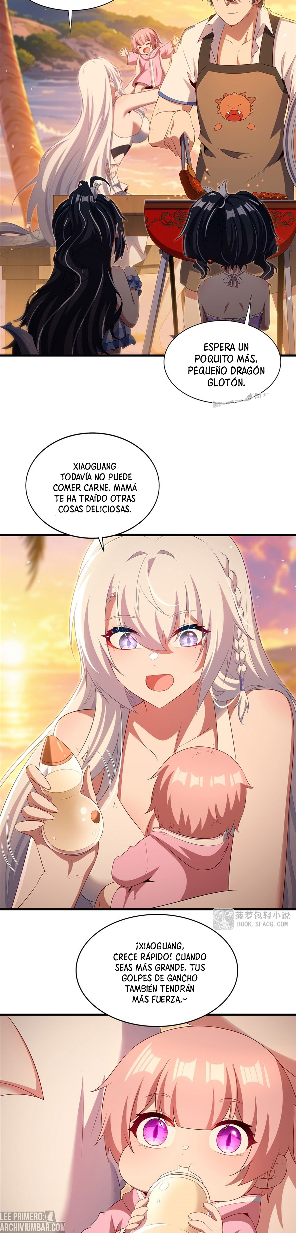 Cállate, malvado dragón, ya no quiero criar hijos contigo. — Capítulo 115 — 4