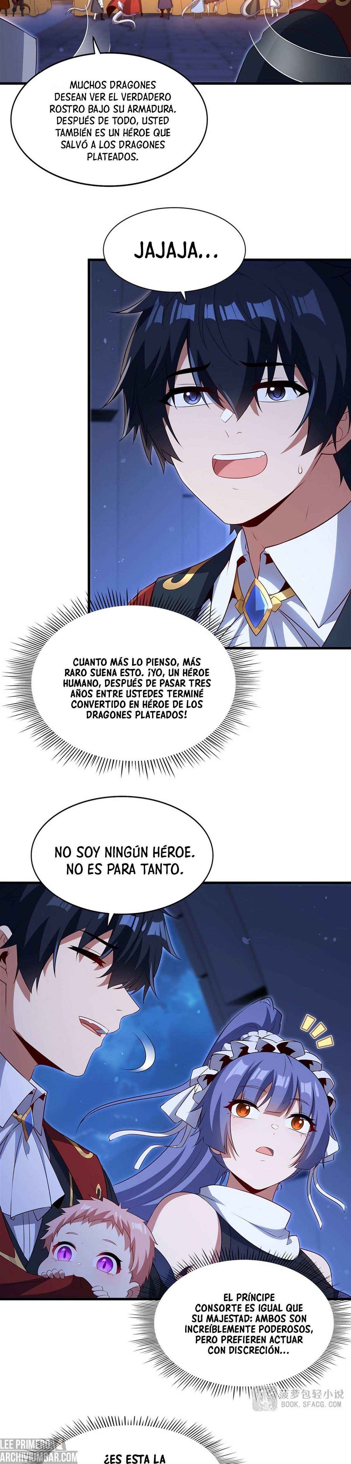 Cállate, malvado dragón, ya no quiero criar hijos contigo. — Capítulo 95 — 6