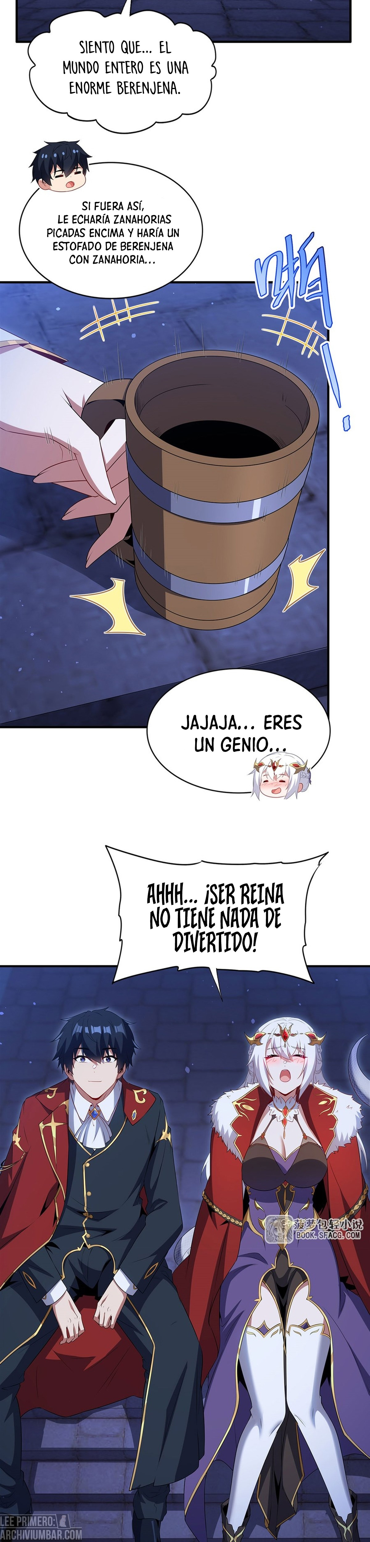 Cállate, malvado dragón, ya no quiero criar hijos contigo. — Capítulo 95 — 12