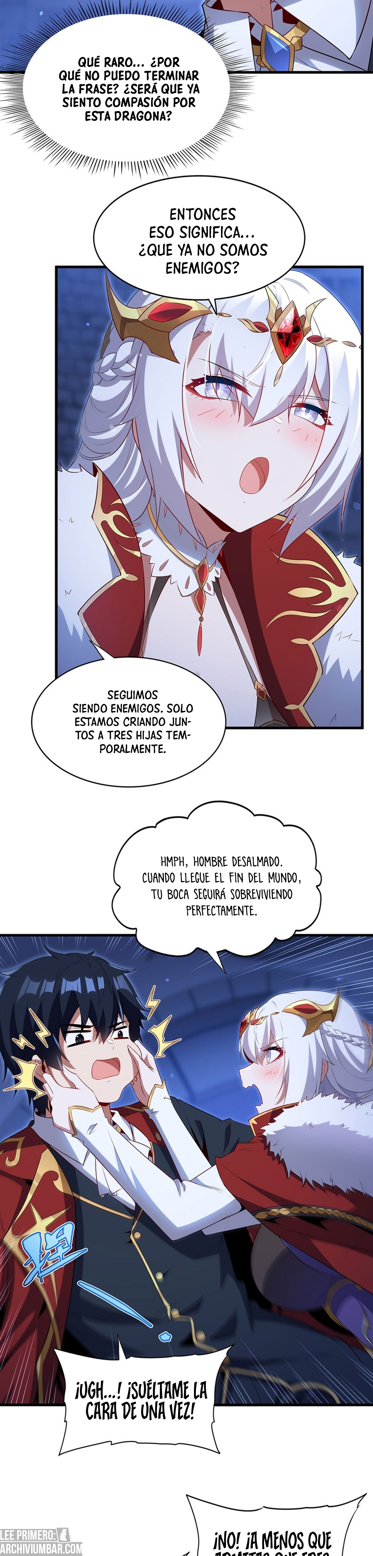 Cállate, malvado dragón, ya no quiero criar hijos contigo. — Capítulo 95 — 16