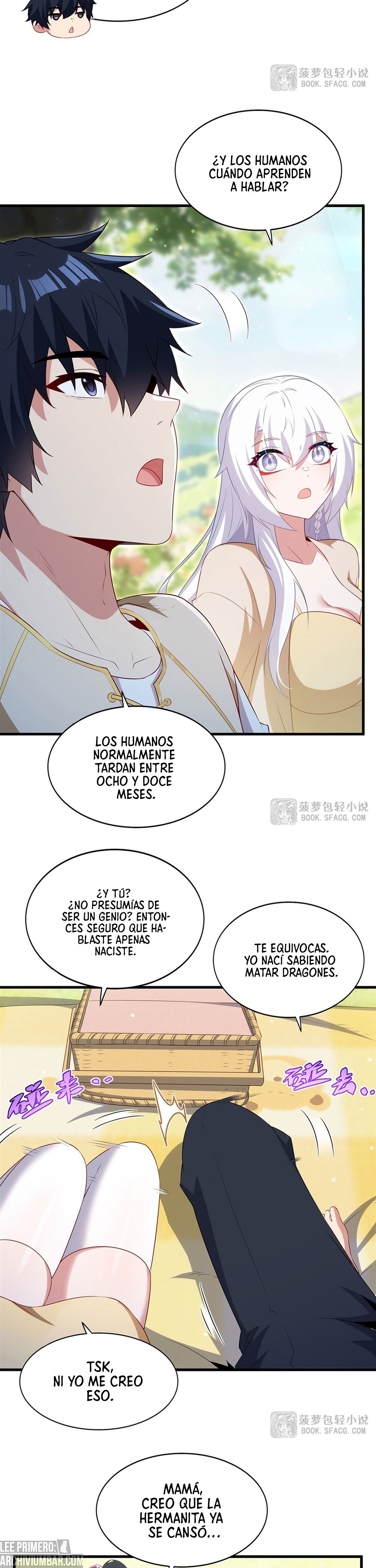 Cállate, malvado dragón, ya no quiero criar hijos contigo. — Capítulo 93 — 4