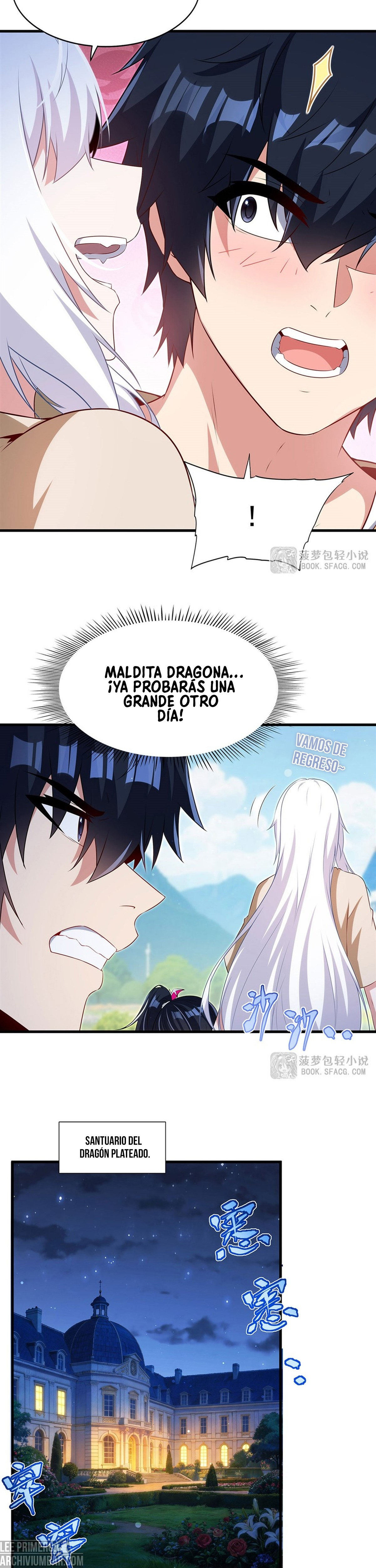 Cállate, malvado dragón, ya no quiero criar hijos contigo. — Capítulo 93 — 14