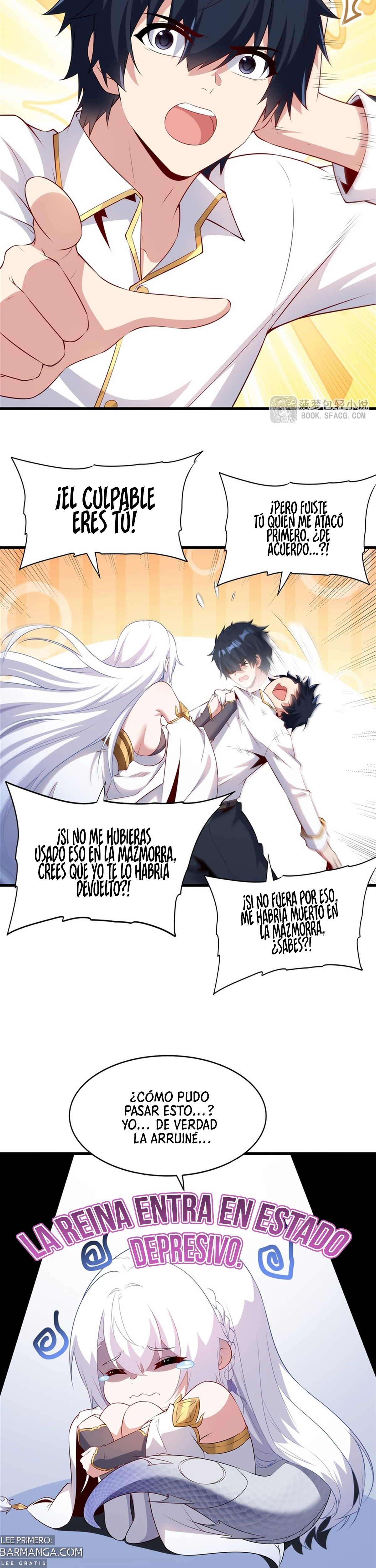 Cállate, malvado dragón, ya no quiero criar hijos contigo. — Capítulo 75 — 16