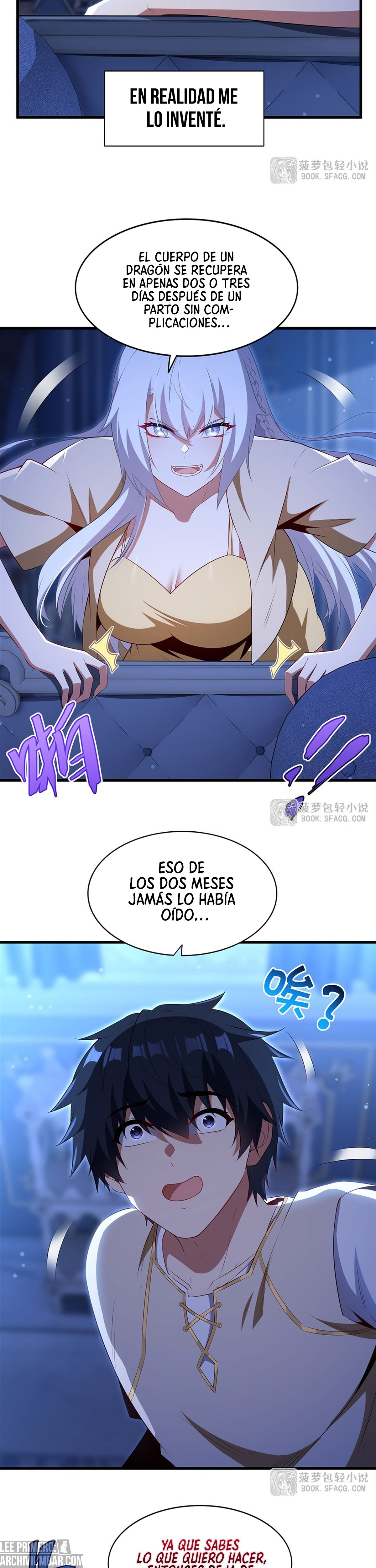 Cállate, malvado dragón, ya no quiero criar hijos contigo. — Capítulo 94 — 4