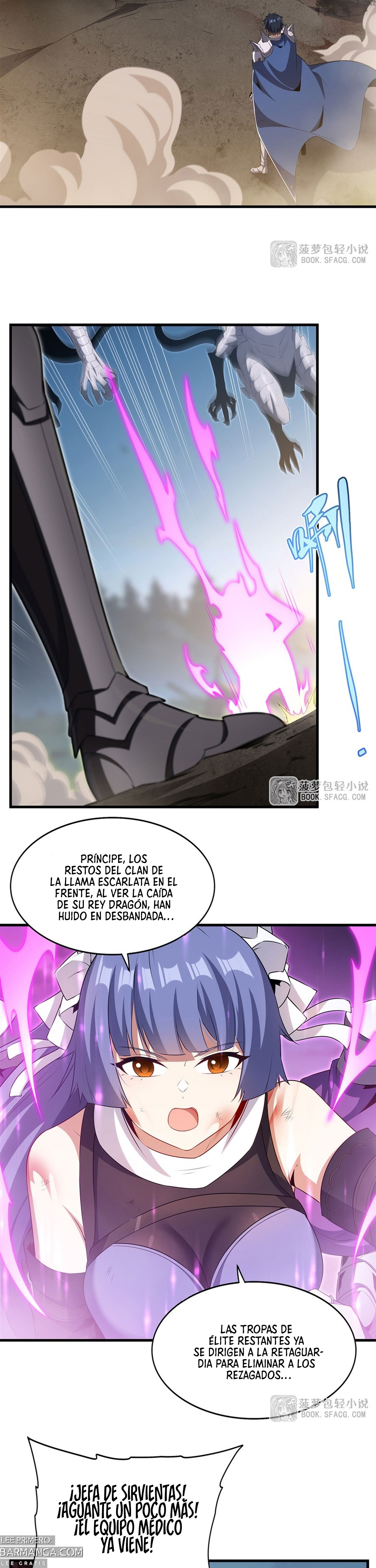 Cállate, malvado dragón, ya no quiero criar hijos contigo. — Capítulo 90 — 15